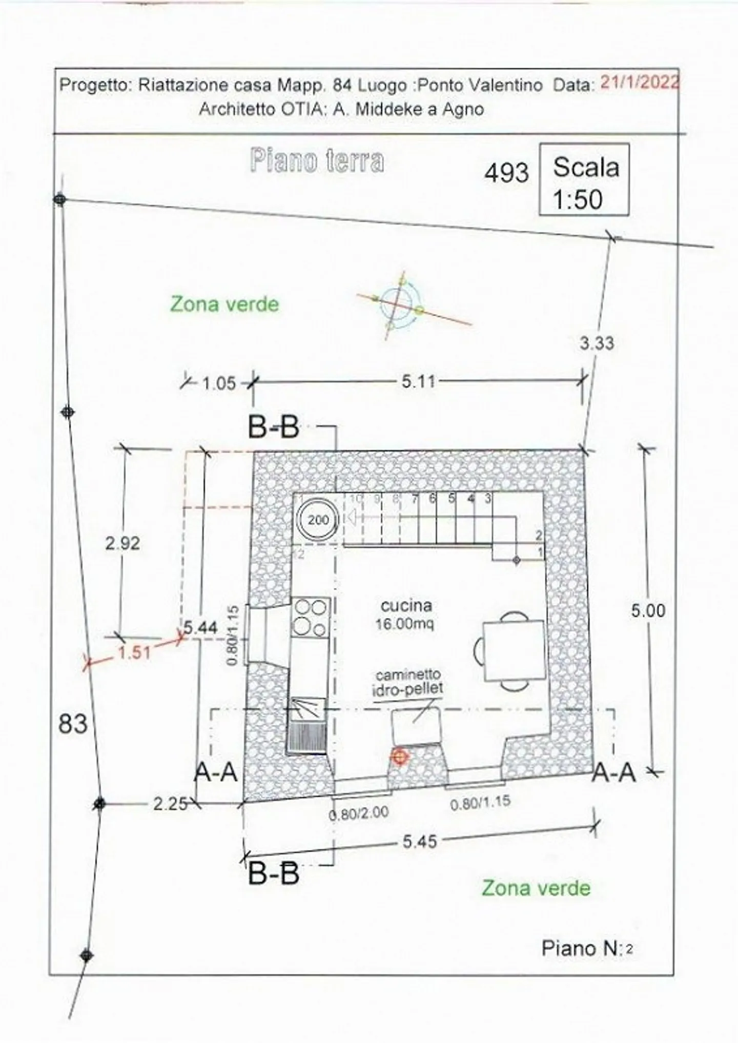 Casa di 4 locali con giardino con rustico da ristrutturare - Foto 21 di 23