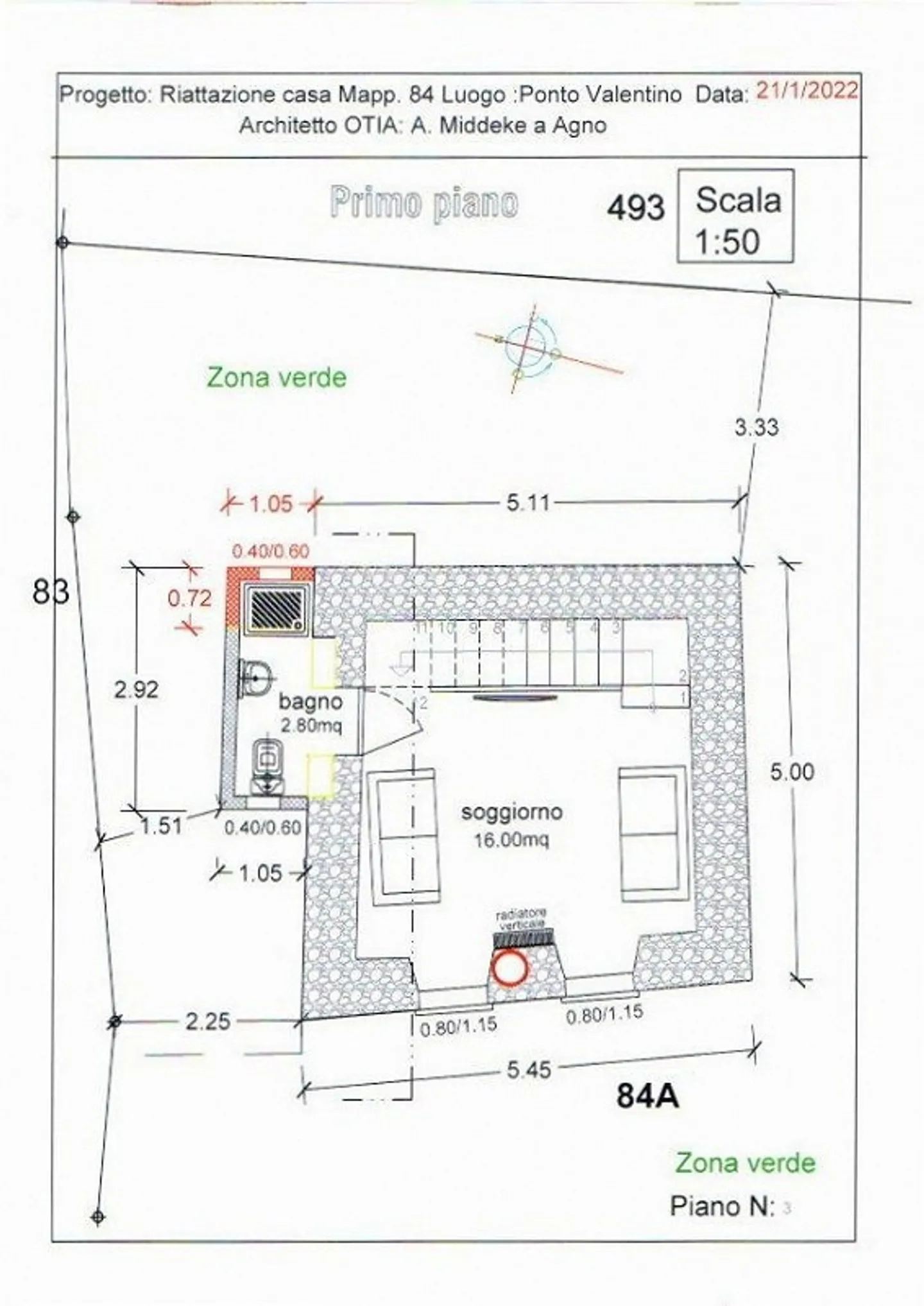 Casa di 4 locali con giardino con rustico da ristrutturare - Foto 22 di 23