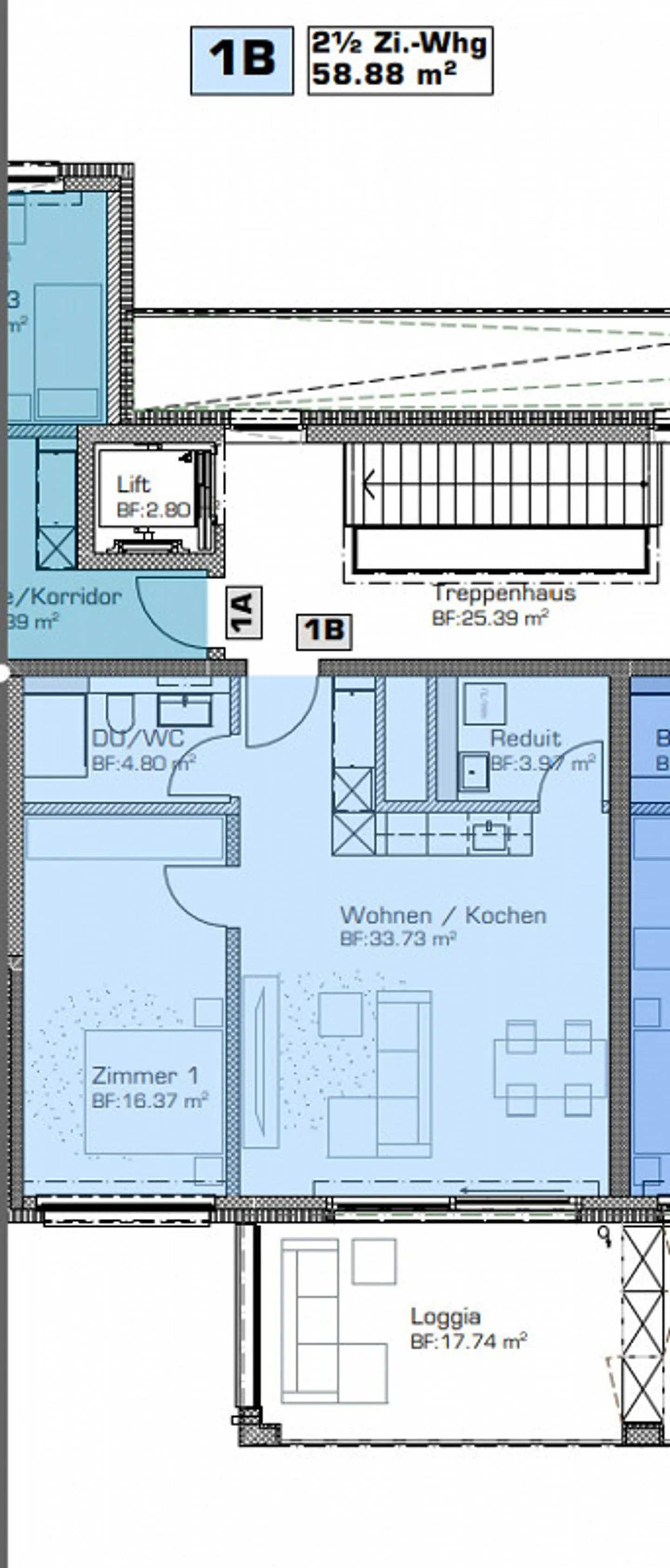 Dreamlike 2.5-room apartment in first occupancy - Photo 9 of 9