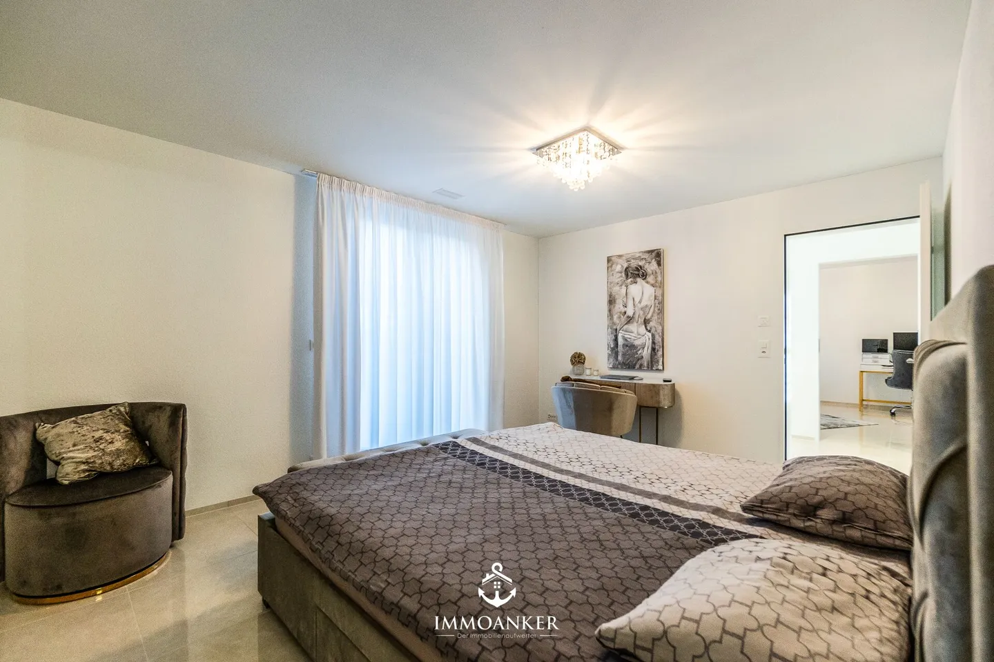 Appartamento da sogno sulla collina sud con vista mozzafiato sulle montagne e sulla terrazza - Foto 6 di 12