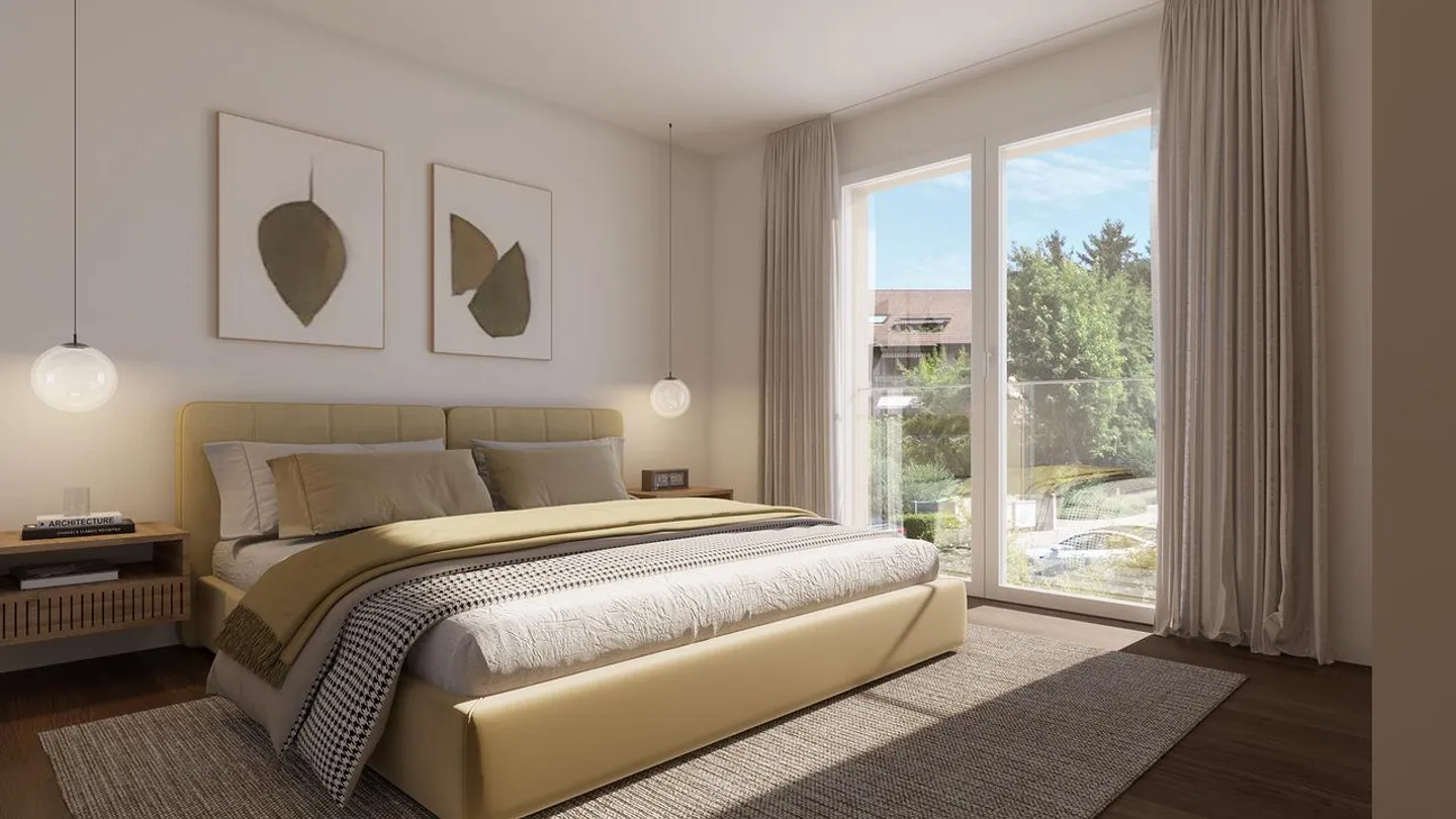 Appartement de 3½ pièces au rez-de-chaussée avec jardin idyllique à Berikon - Photo 10 sur 13