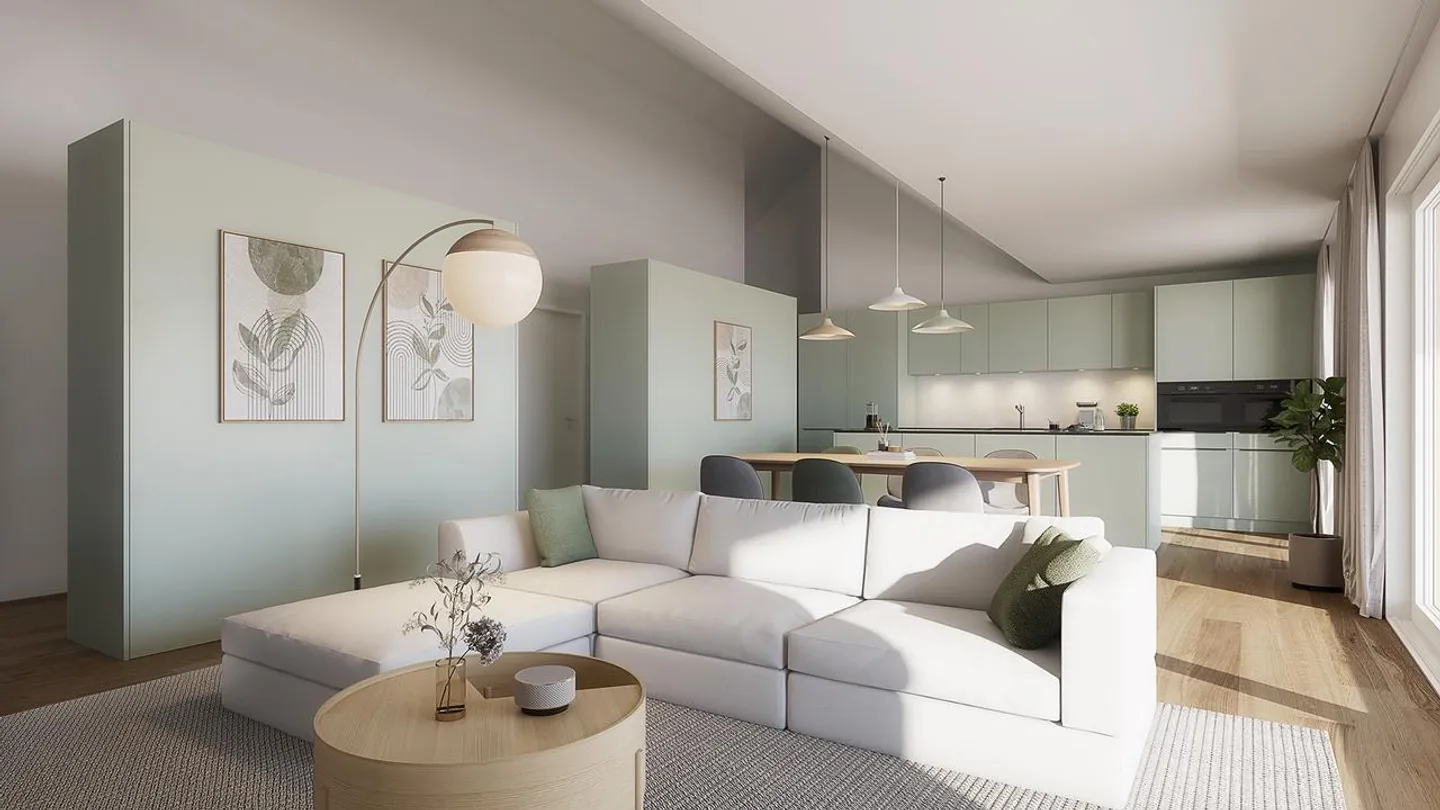 Appartement de 3½ pièces au rez-de-chaussée avec jardin idyllique à Berikon - Photo 8 sur 13