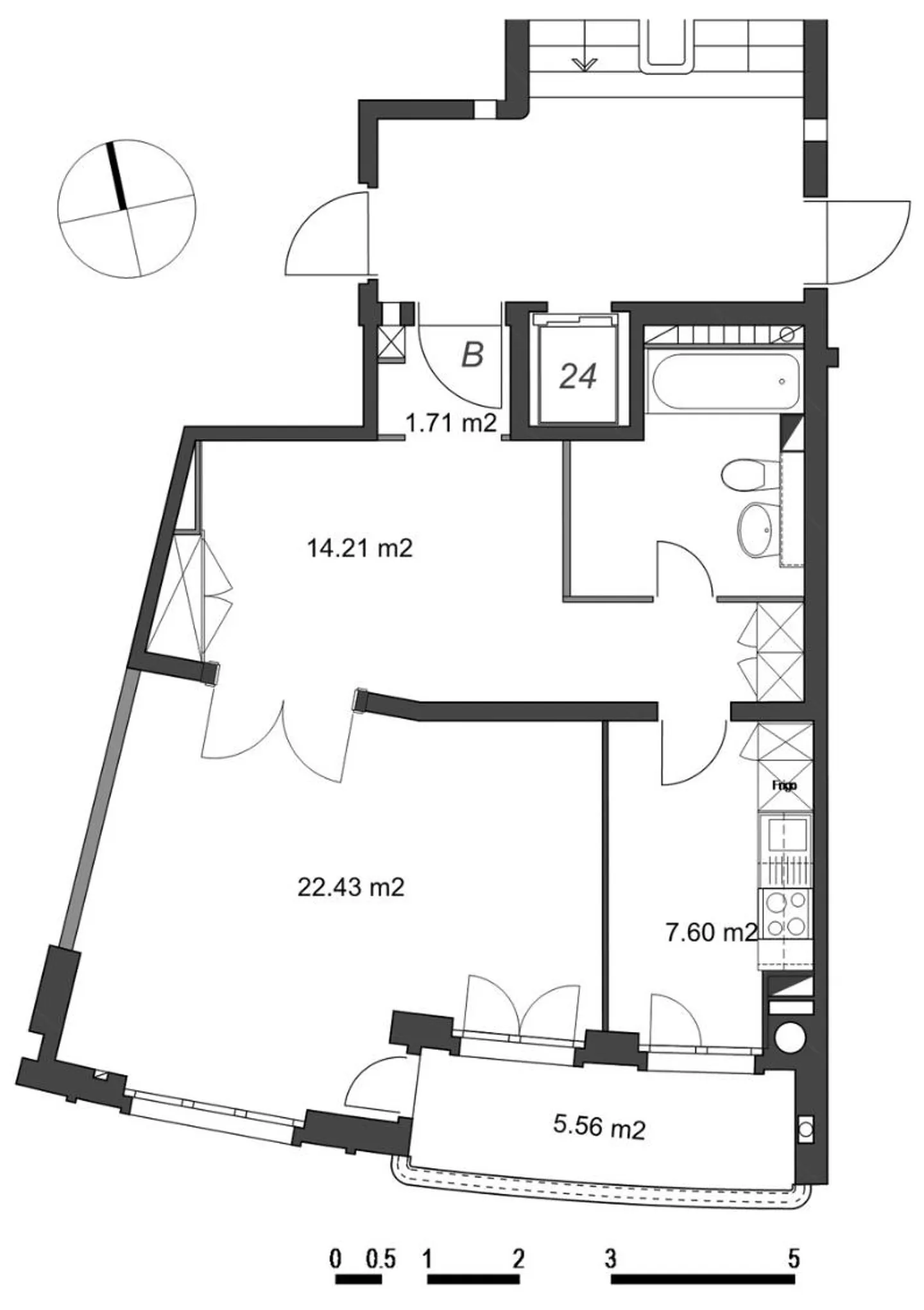 1.5 Room Apartment - Photo 10 of 10