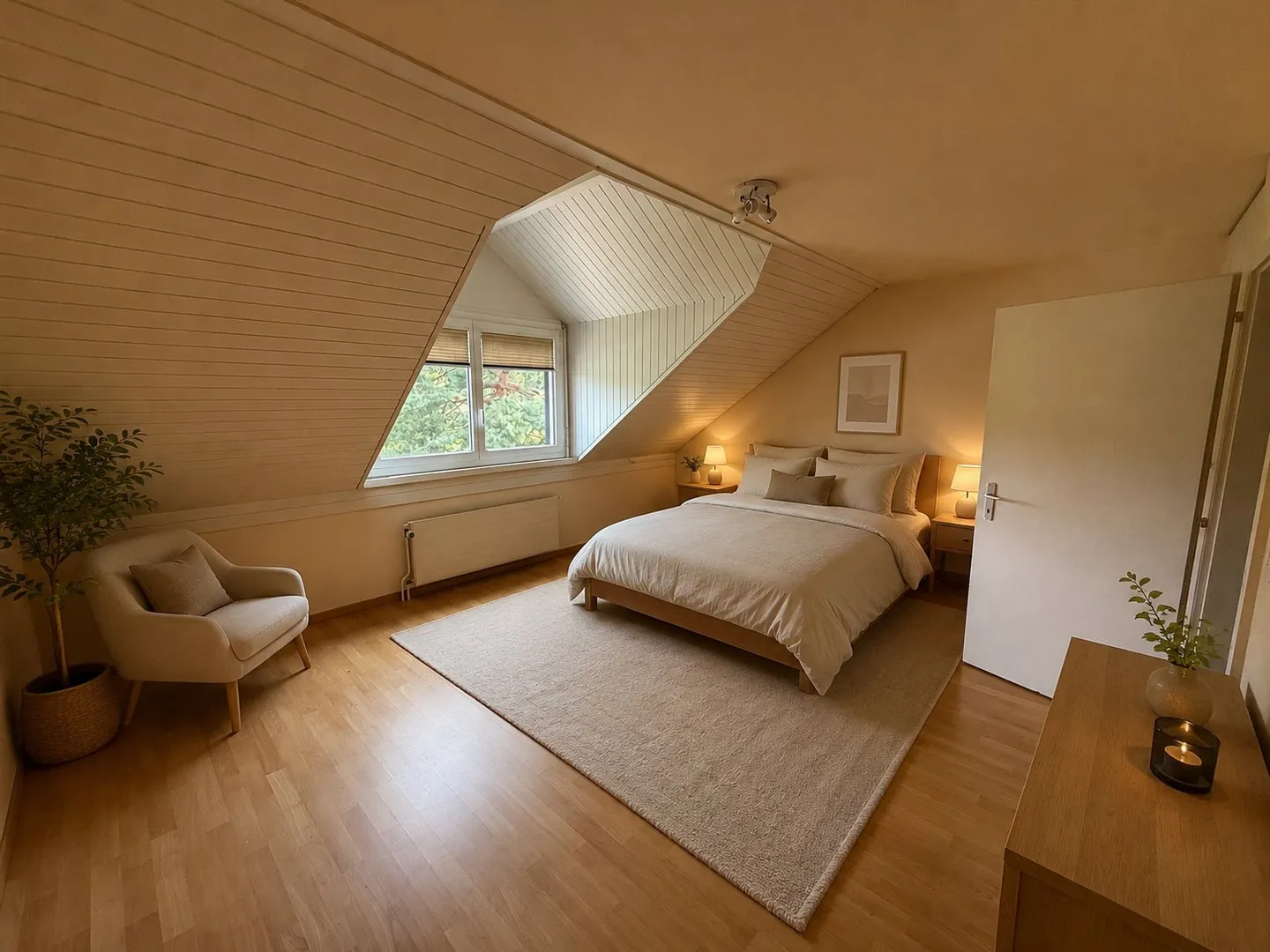 Bel appartement en attique - Photo 4 sur 5