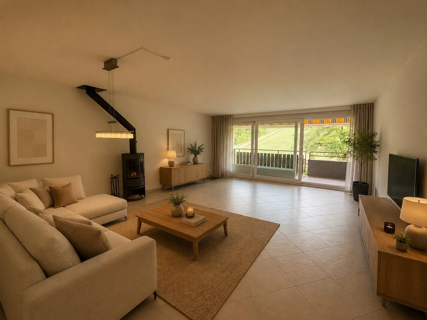 Bel appartement en attique - Photo 2 sur 5
