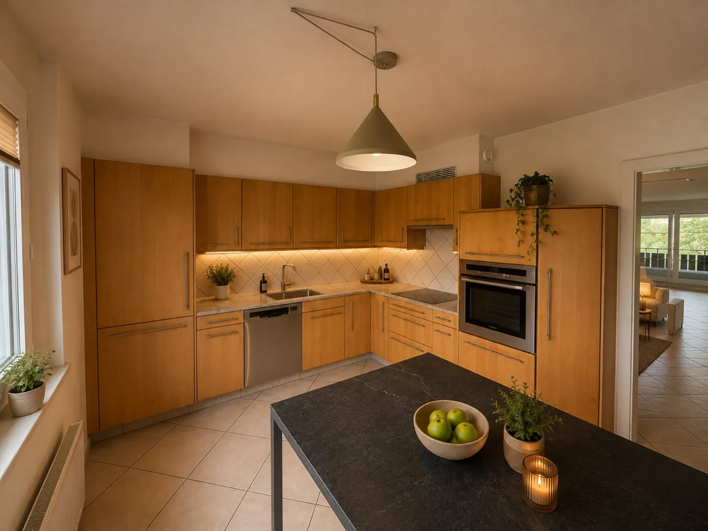 Bel appartement en attique - Photo 3 sur 5