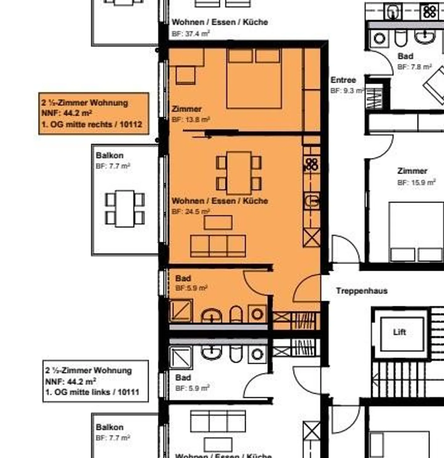 Appartement moderne et central pour une personne - Photo 6 sur 6