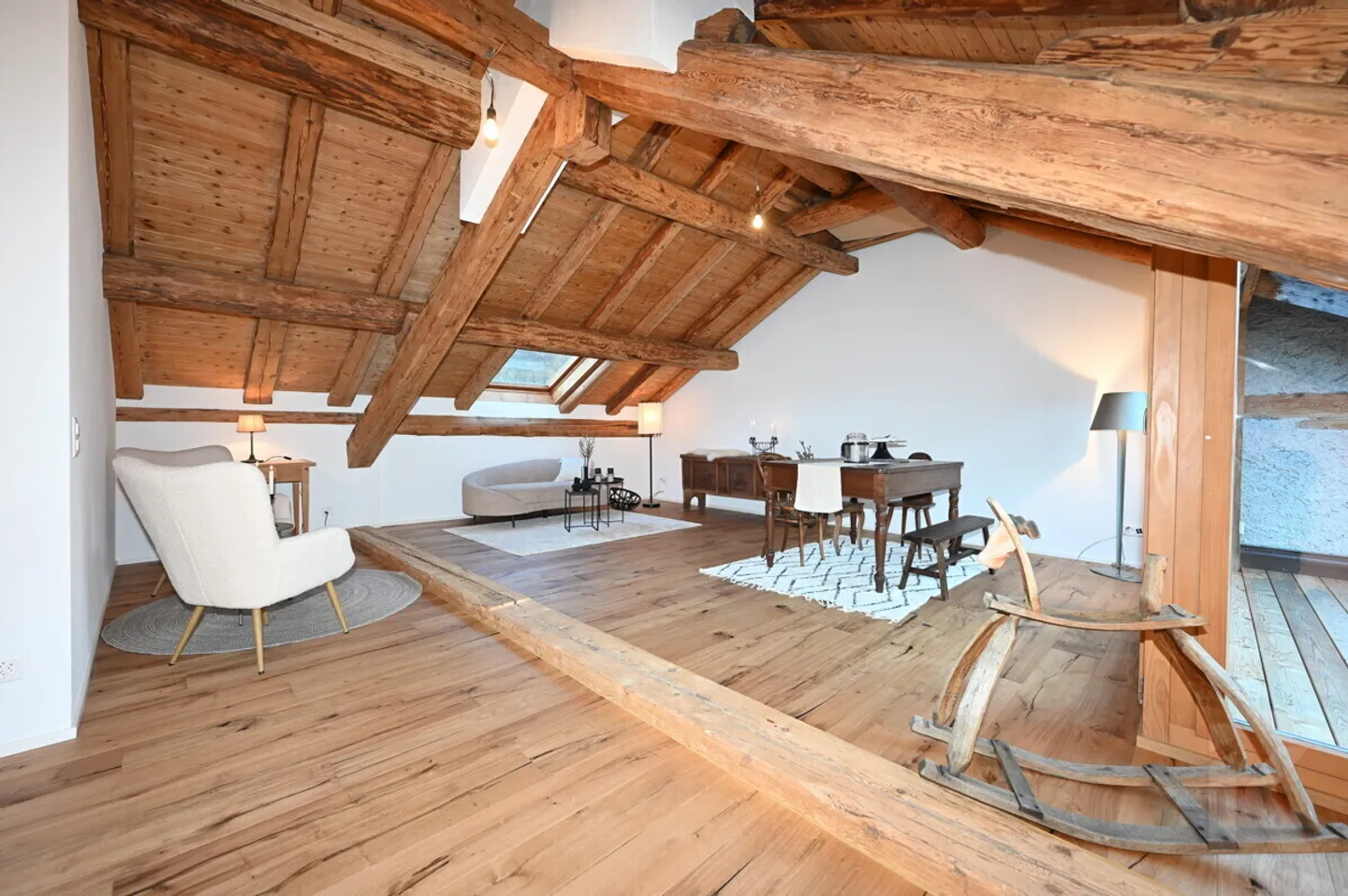 Unique 4.5 Room Attic Apartment in the Center of Andeer - Photo 1 of 13