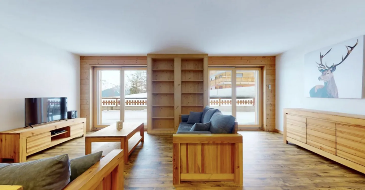 Beautiful apartment on the ground floor ski in / ski out on the slopes of Veysonnaz, in the heart of 4 Valleys - Photo 2 of 8