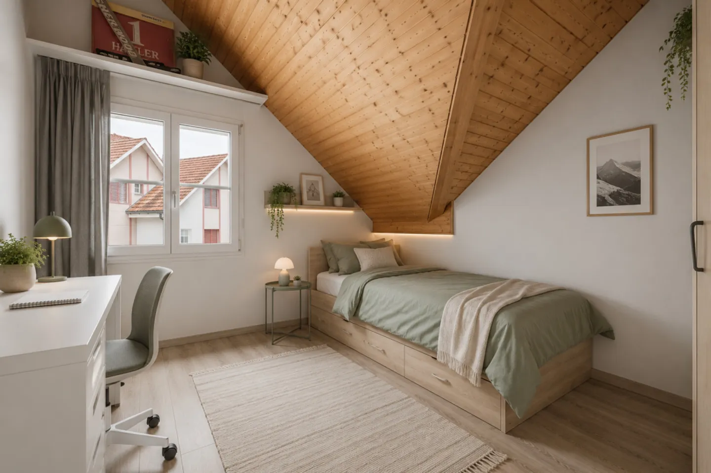 Above the rooftops of Speicher: Light-flooded maisonette with plenty of space and tranquility - Photo 11 of 14
