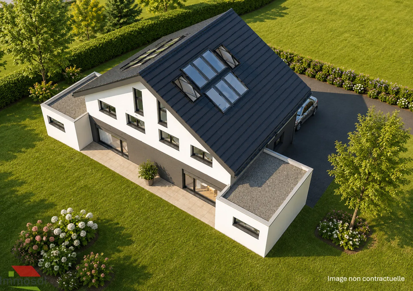 Semi-detached house under construction - 5.5 rooms - Basement - Garden - Garage - Photo 5 of 9