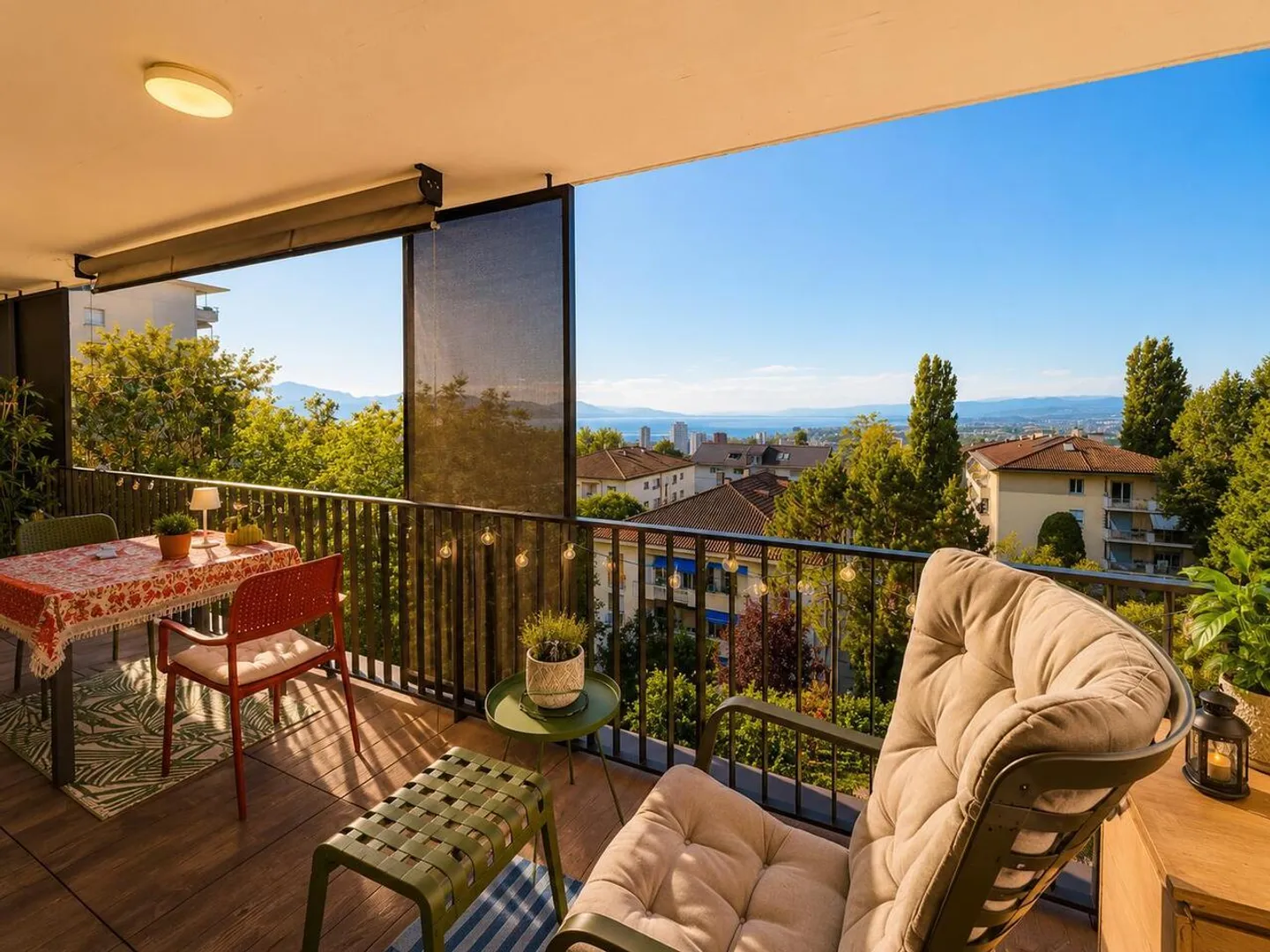 Bel appartement de 4.5 pièces
Grand balcon avec vue Lac  - Photo 6 of 14
