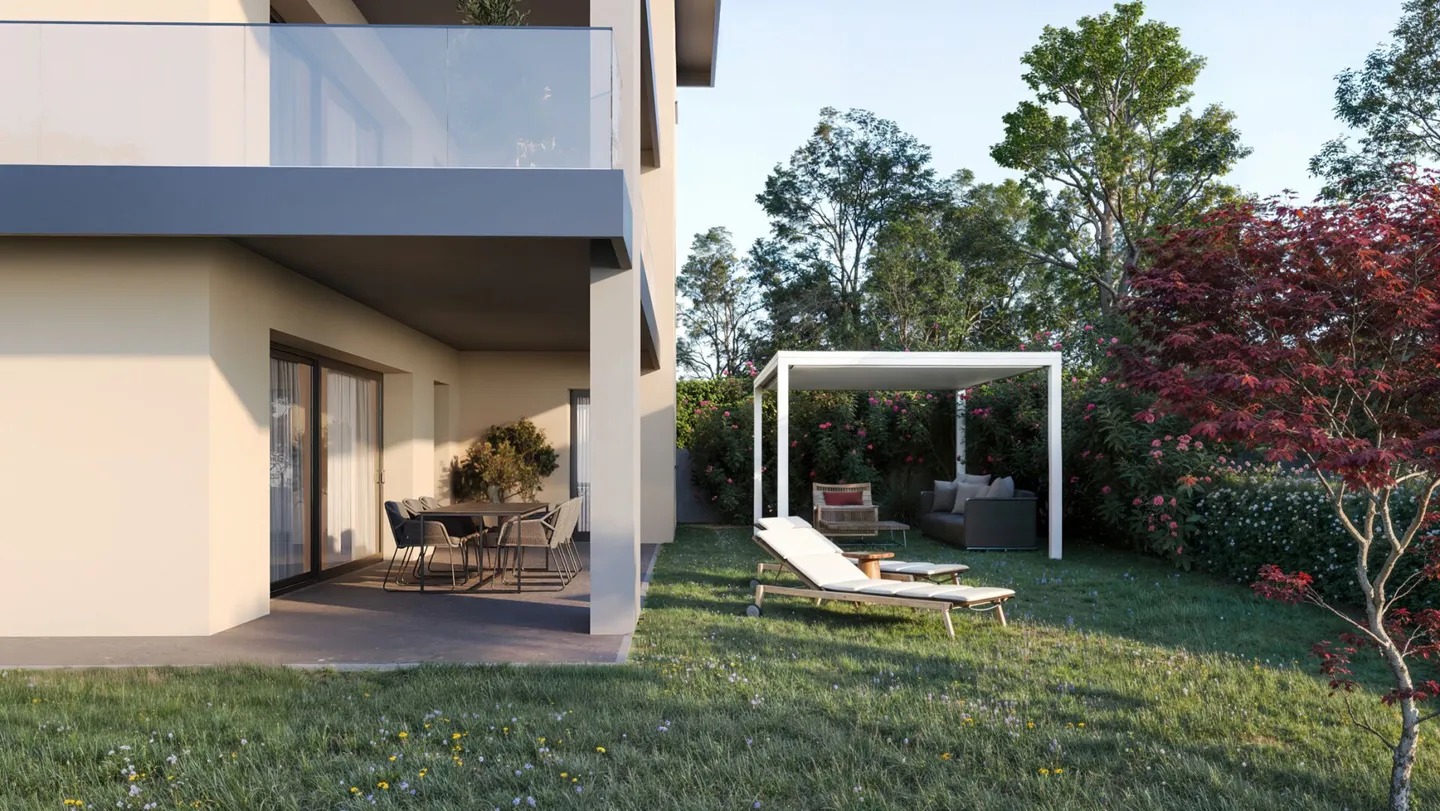 Vezia - Residenza Platanus - Nuovo app.to 4.5 locali al PT - Foto 5 di 12