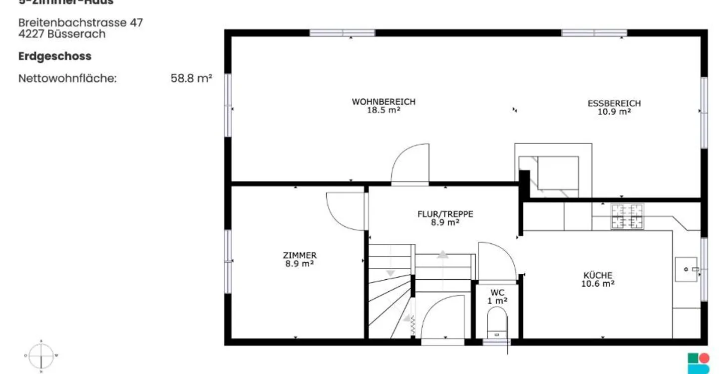 Charmantes Einfamilienhaus mit Bauland - Foto 6 von 7