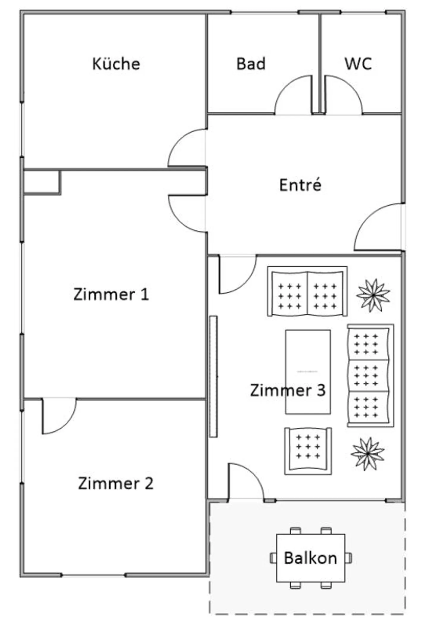 Charmante 3-Zimmer Wohnung - Foto 2 von 7