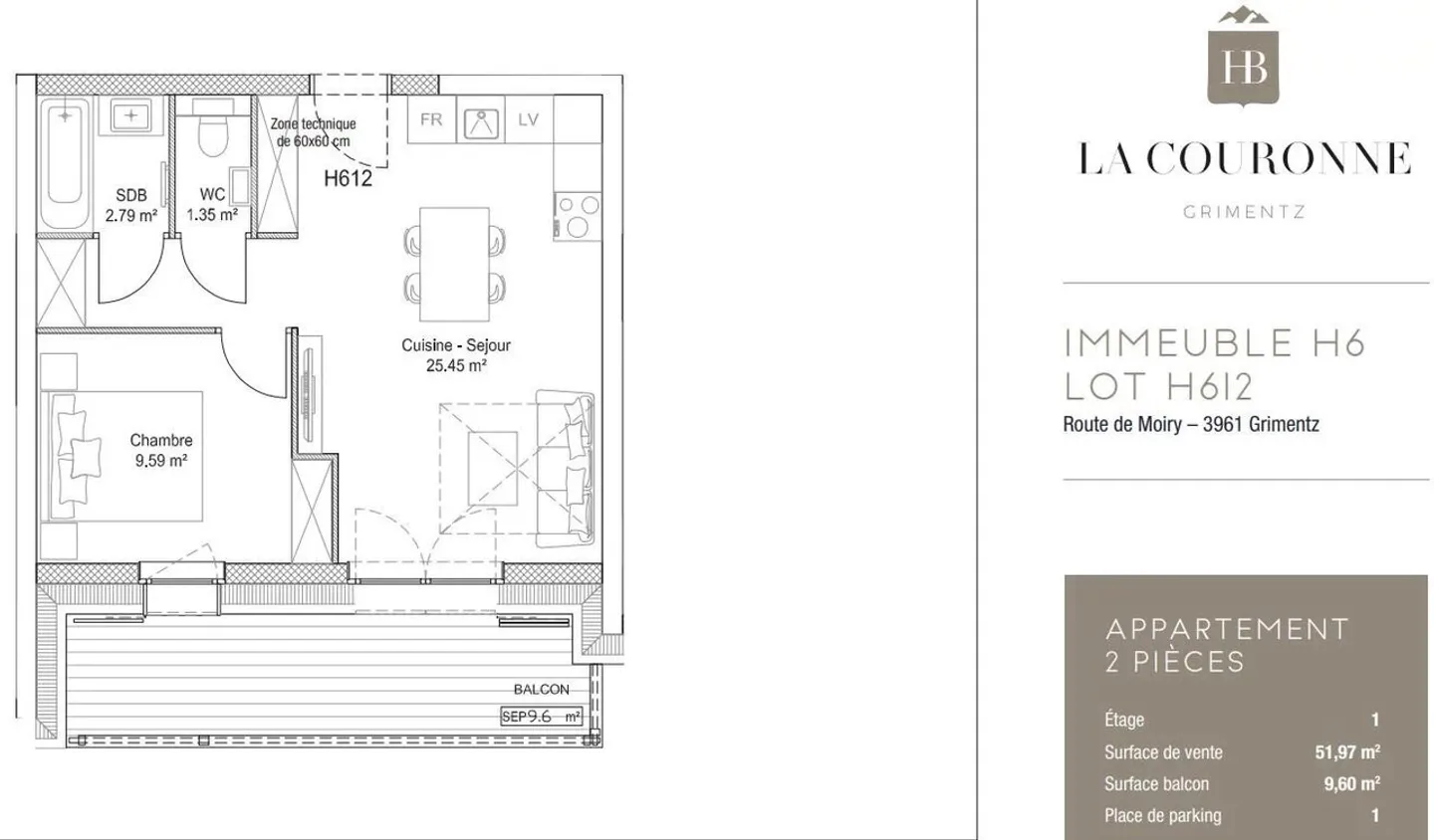 Appartamento 612 - La Couronne - Foto 7 di 7