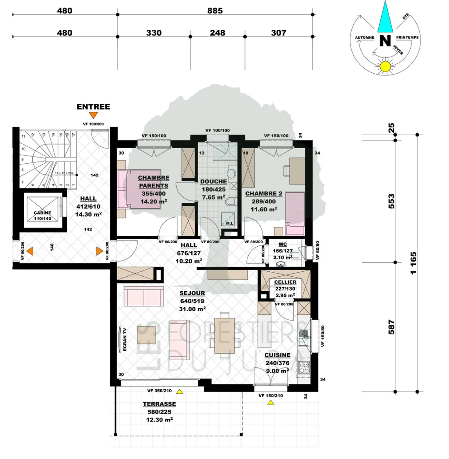 Magnificent 3.5-room apartment with private garden - Photo 11 of 11