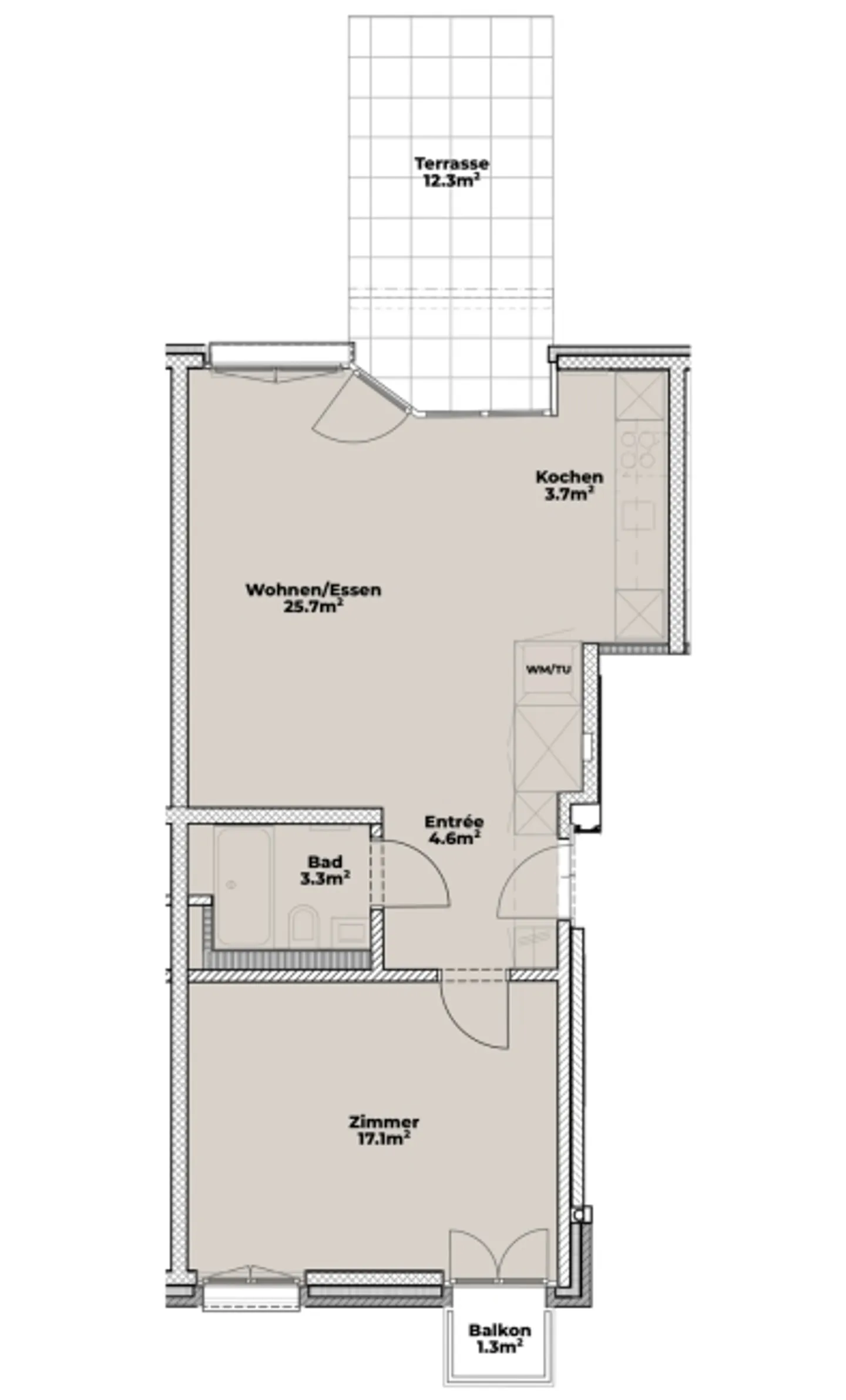 Appartement 2½ pièces à Lucerne, meublé, temporaire - Photo 10 sur 10