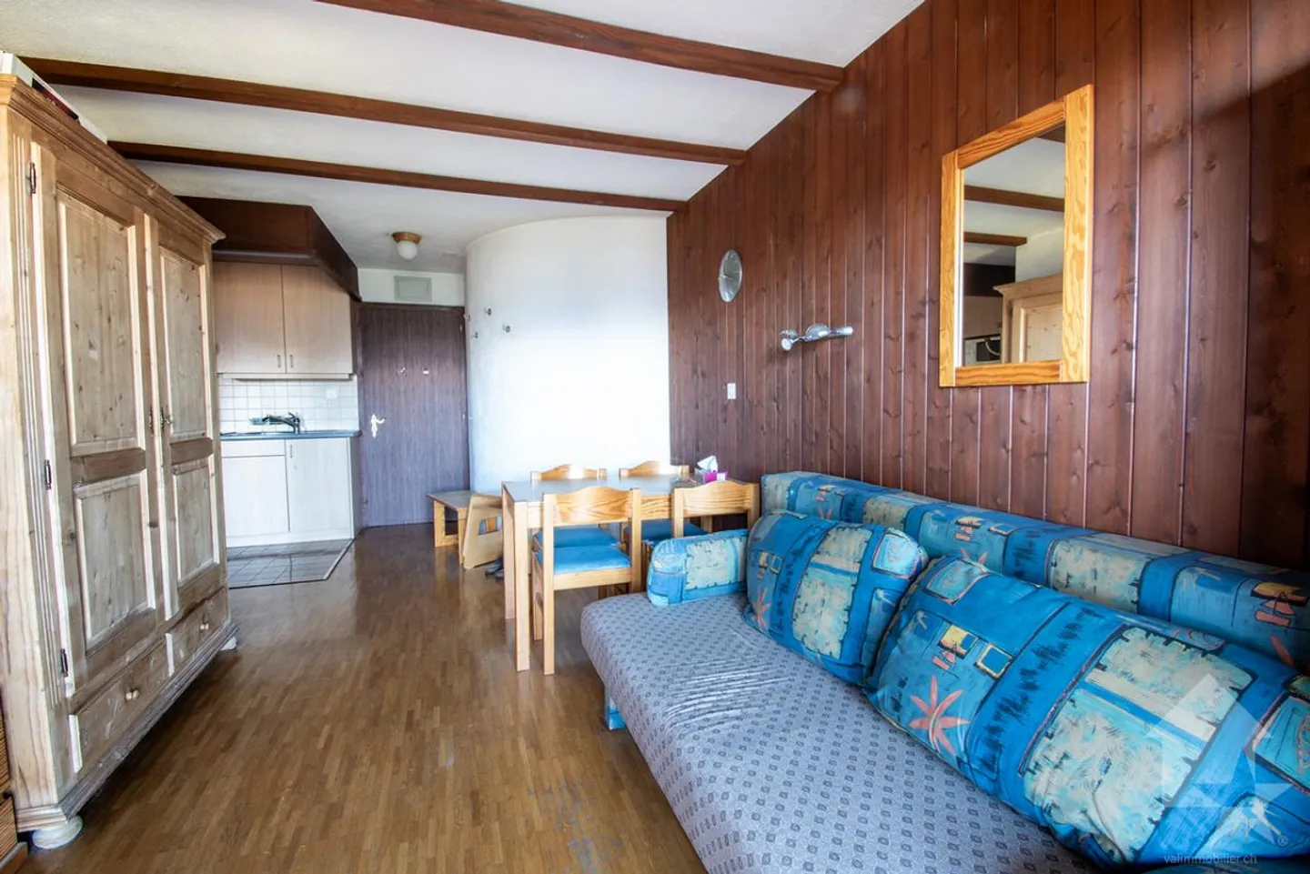 Torgon, 2 Rooms in the Cleuset Residence with a View of the Plain - Photo 1 of 11