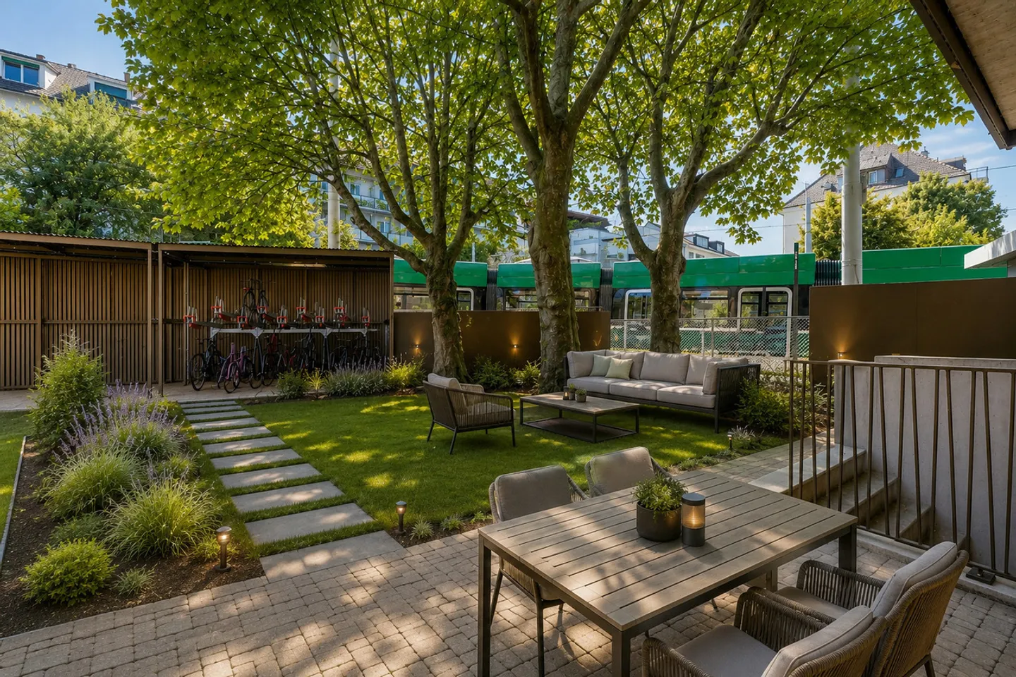 Moderne Garten-Maisonette in Riehen - Foto 11 von 25