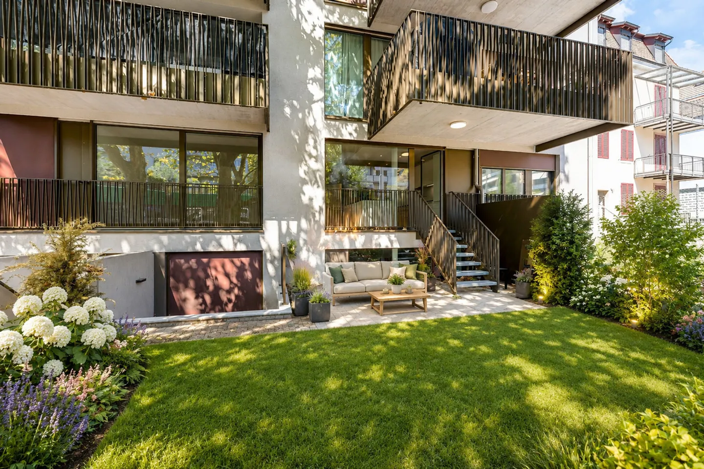 Moderne Garten-Maisonette in Riehen - Foto 13 von 25