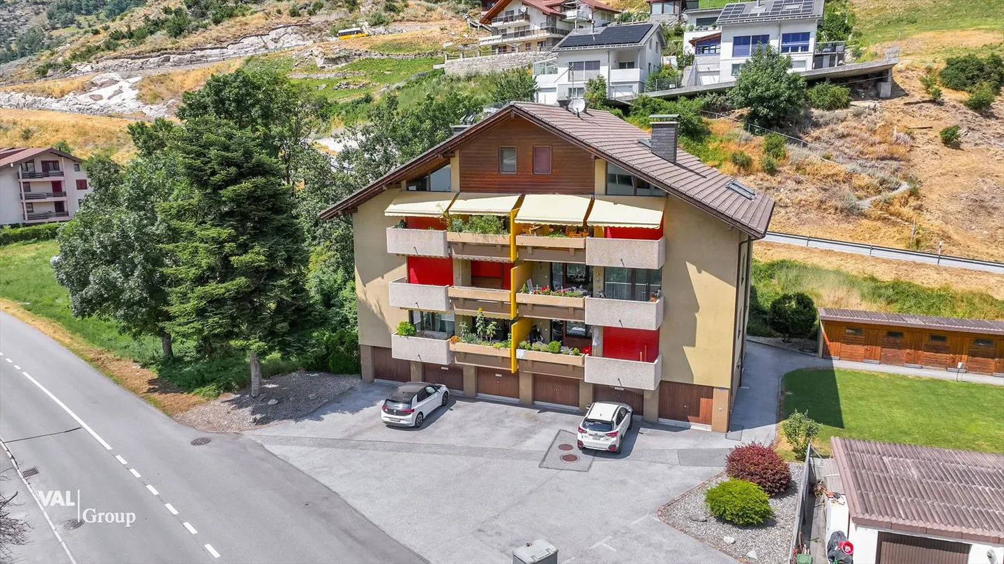 Appartement confortable de 4,5 pièces avec vue sur la montagne à Baltschieder - Photo 7 sur 9