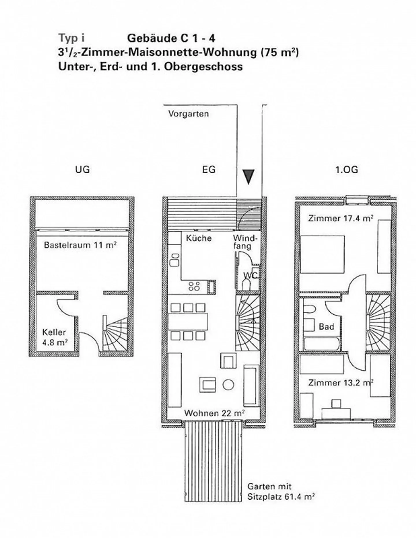 Maisonette apartment with private garden - Photo 7 of 7