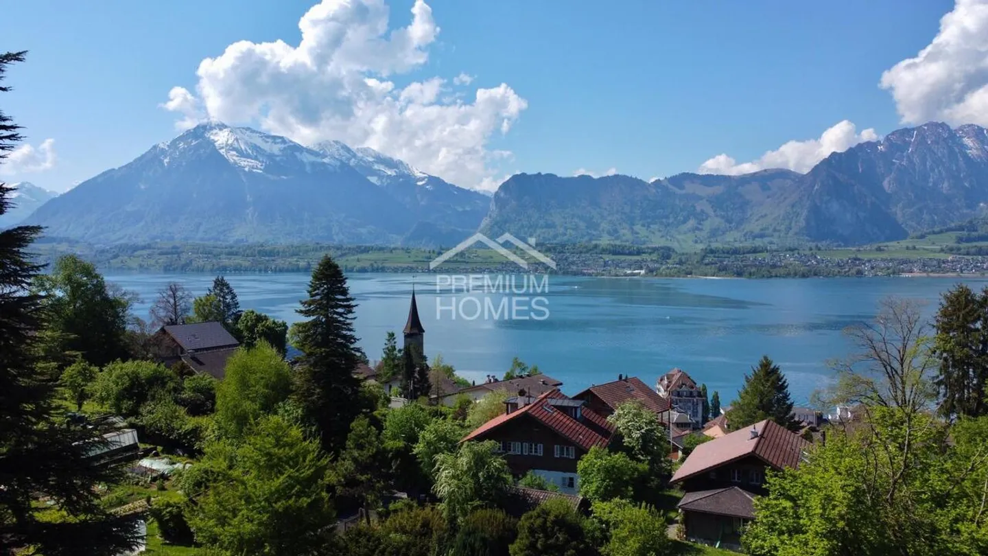 Trône de vue sur Thun & Thunersee - Votre chance à une adresse de premier choix! - Photo 2 sur 12