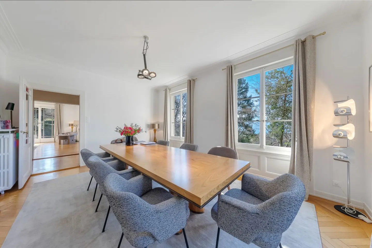 Exklusiv, Magnificent freistehende Villa mit Blick auf den Genfersee und die Alpen - Foto 5 von 13