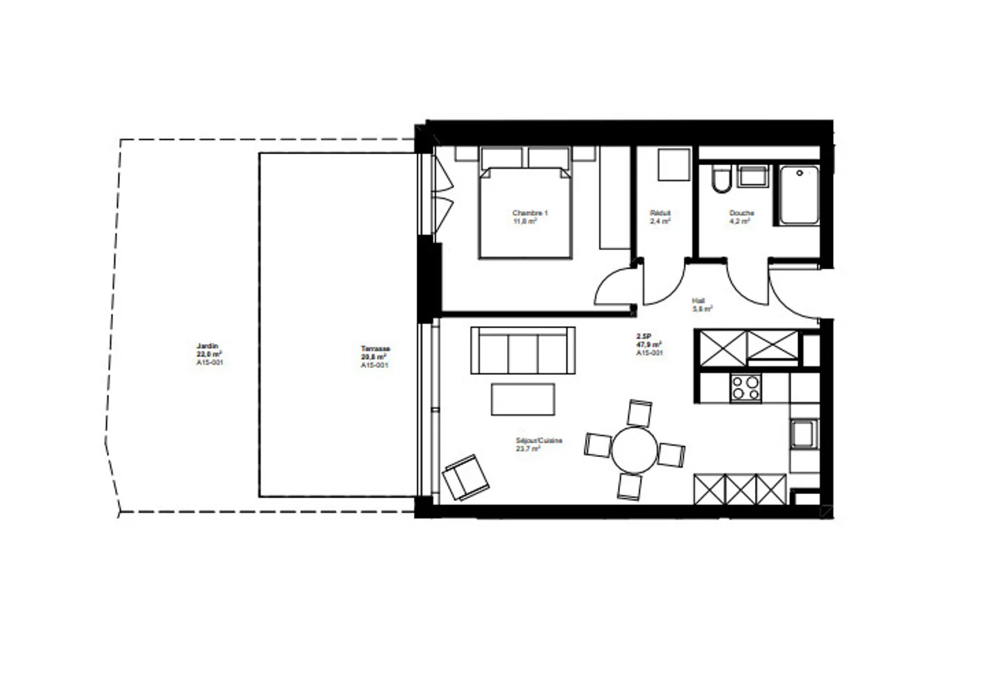 Modern Garden Apartment in Renens - Photo 5 of 9