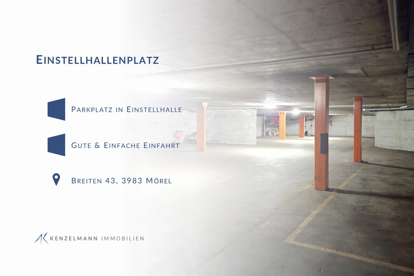 Practical parking space in parking garage in Breiten-Mörel - Photo 1 of 5