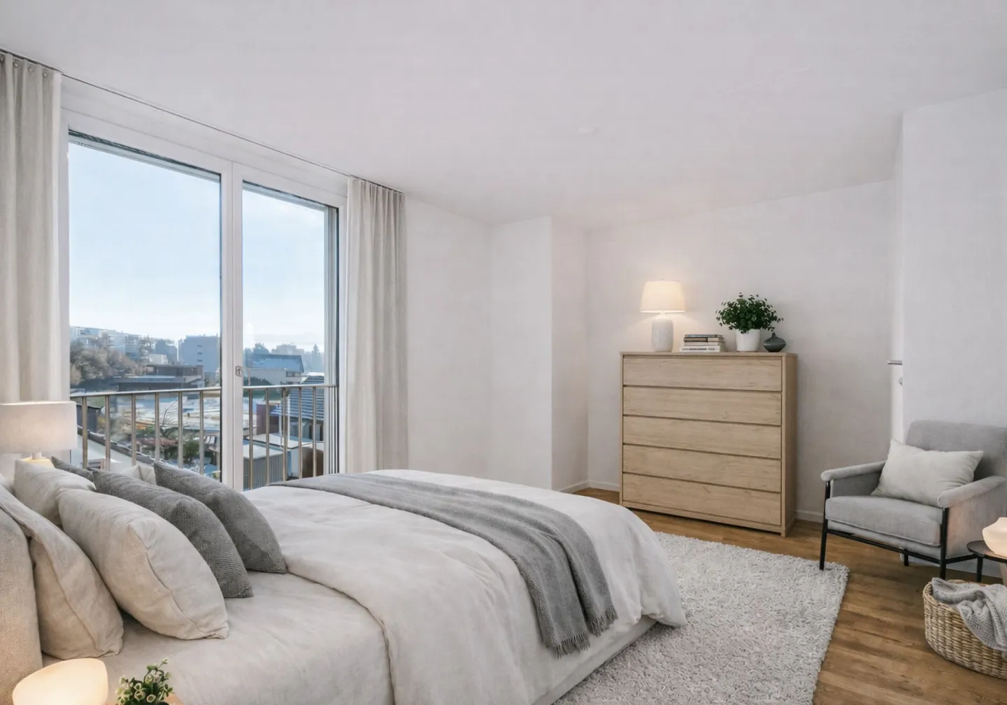 Bright and modern 3.5-room apartment - Photo 2 of 3