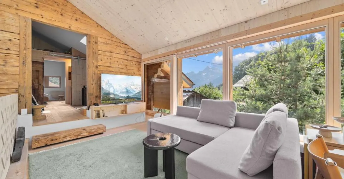 Un chalet d'exception entre plaines et montagnes, au cœur de la commune d'Ollon - Photo 12 sur 13
