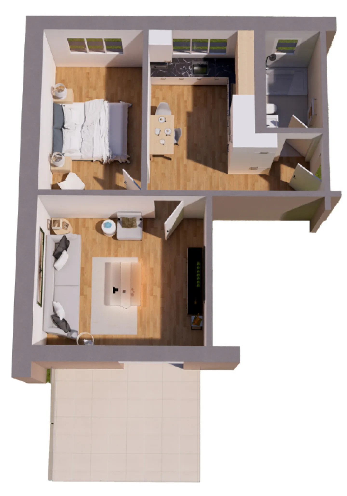 Renovierte 2.5-Zimmer-Wohnung - Foto 3 von 10