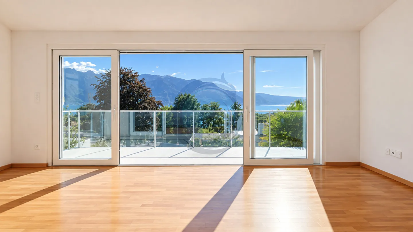 VILLA A SCHIERA CON VISTA PANORAMICA SUL LAGO E GIARDINO PRIVATO - Foto 8 di 22
