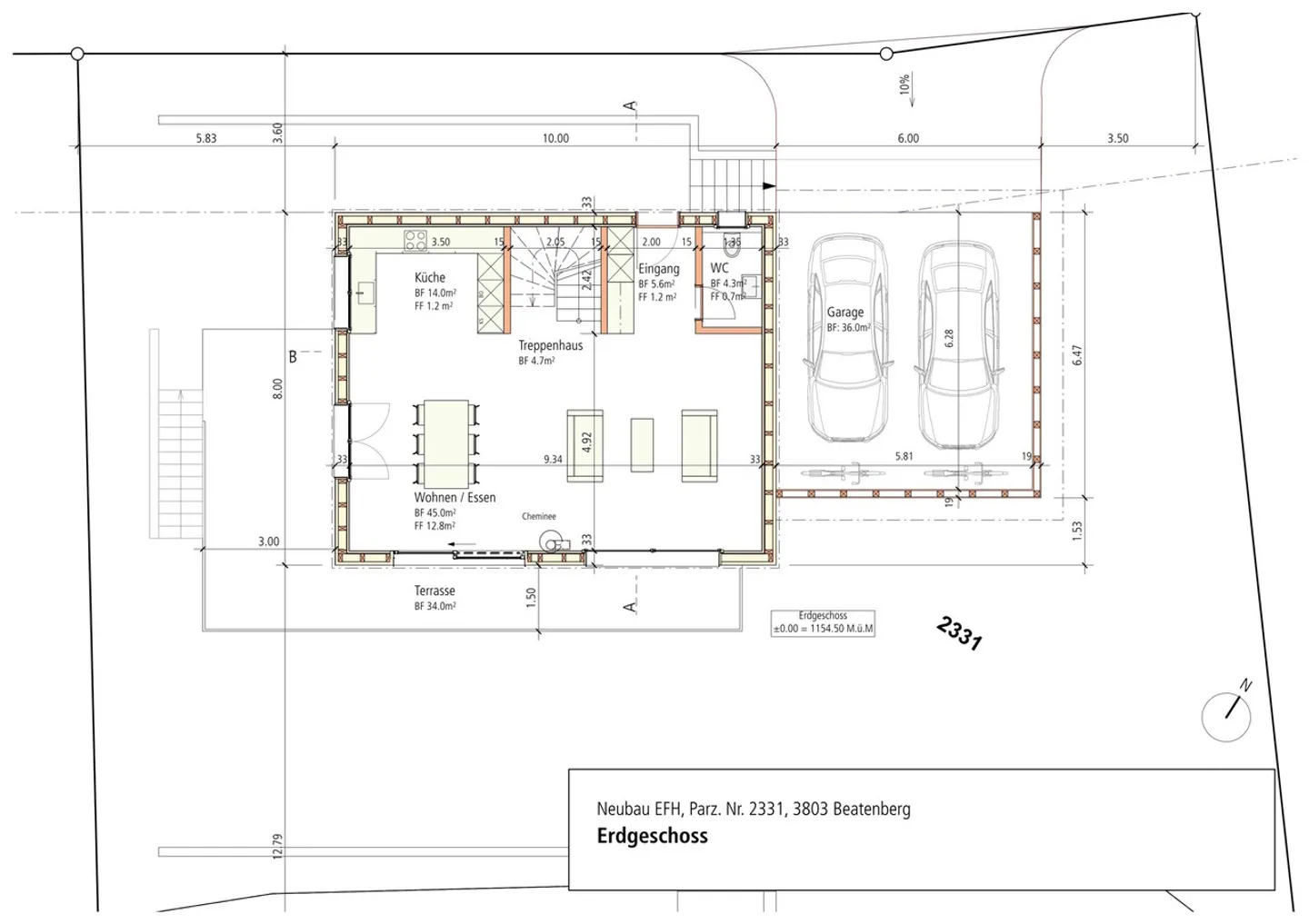 Nuova costruzione di una casa unifamiliare con 6 camere e vista magnifica sulle montagne - Foto 10 di 13