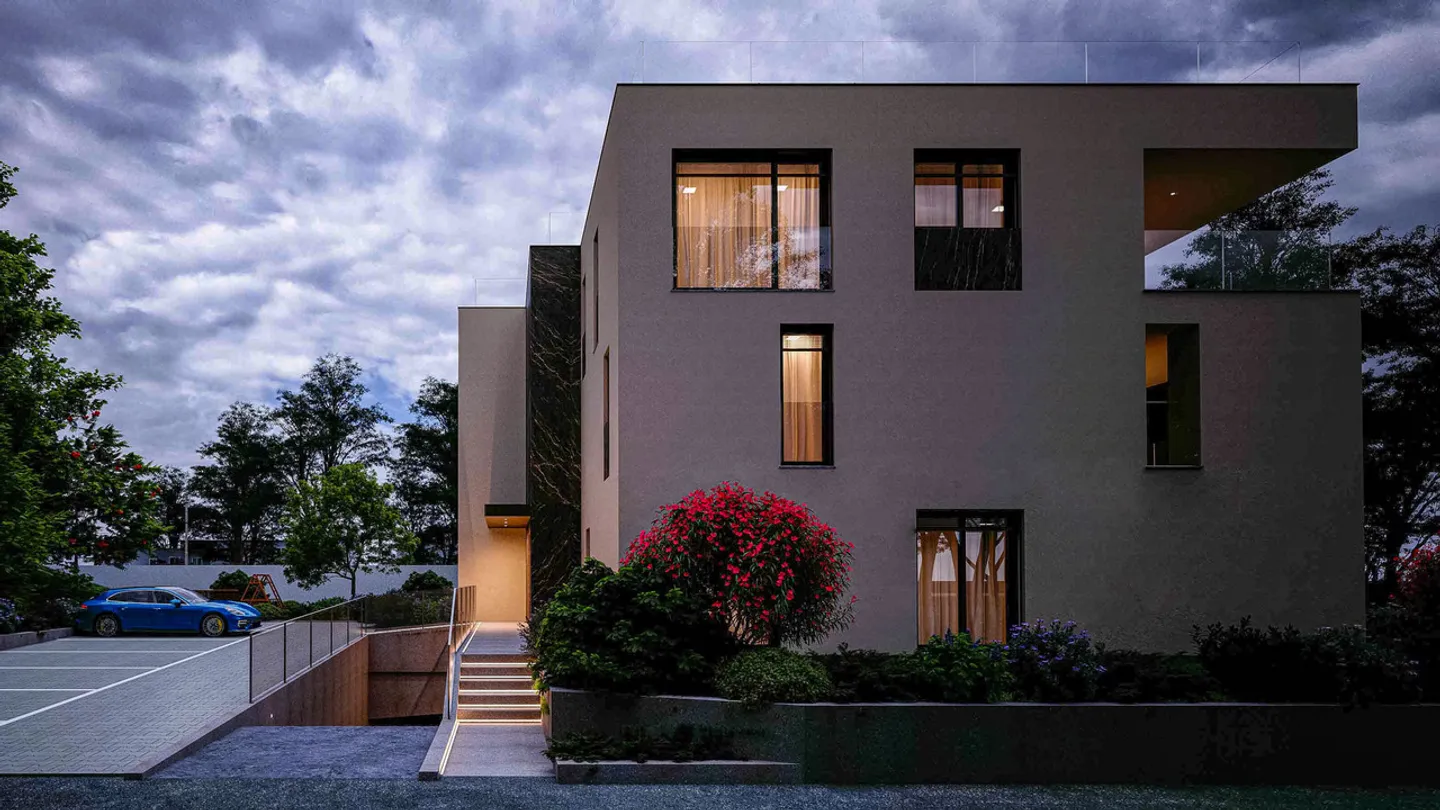 Modern 4.5-room apartment with garden in Sorengo - Photo 1 of 4