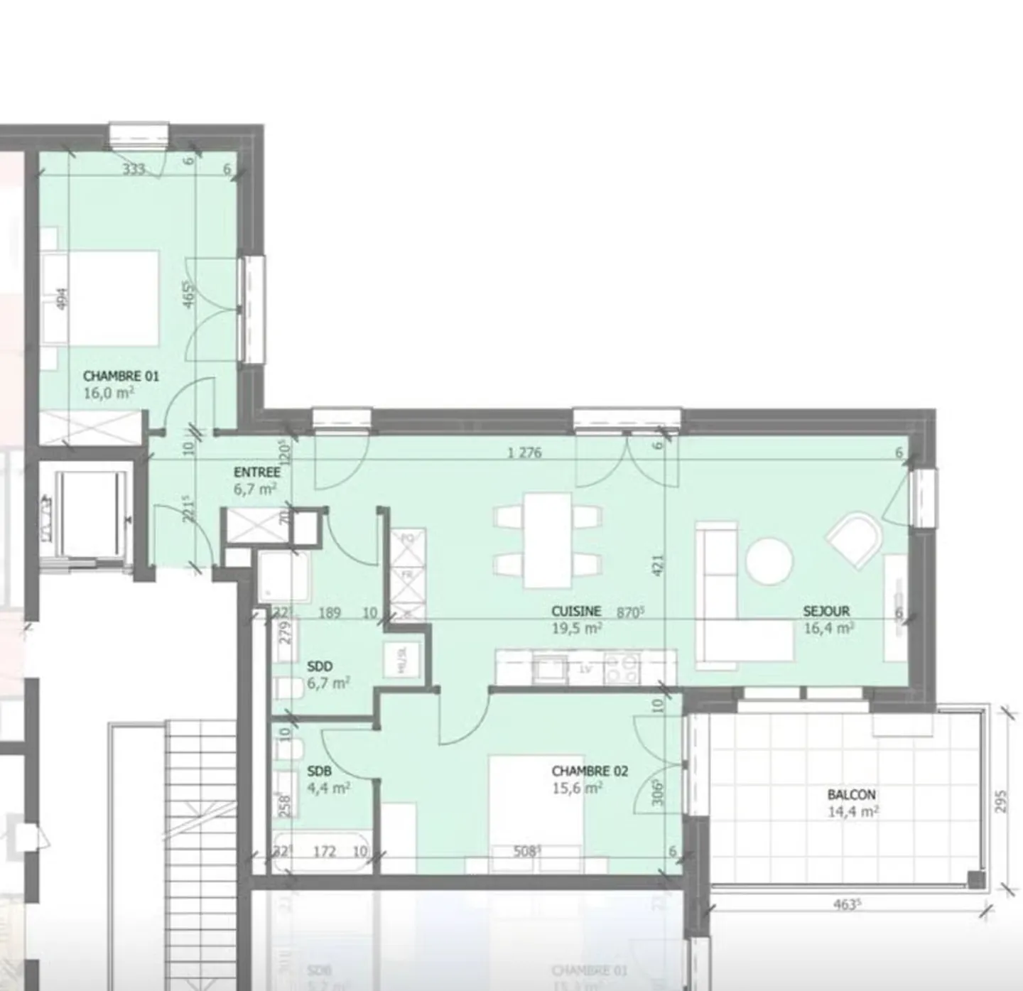 Marly - Superb new 3.5-room apartment with large balcony - Photo 10 of 10