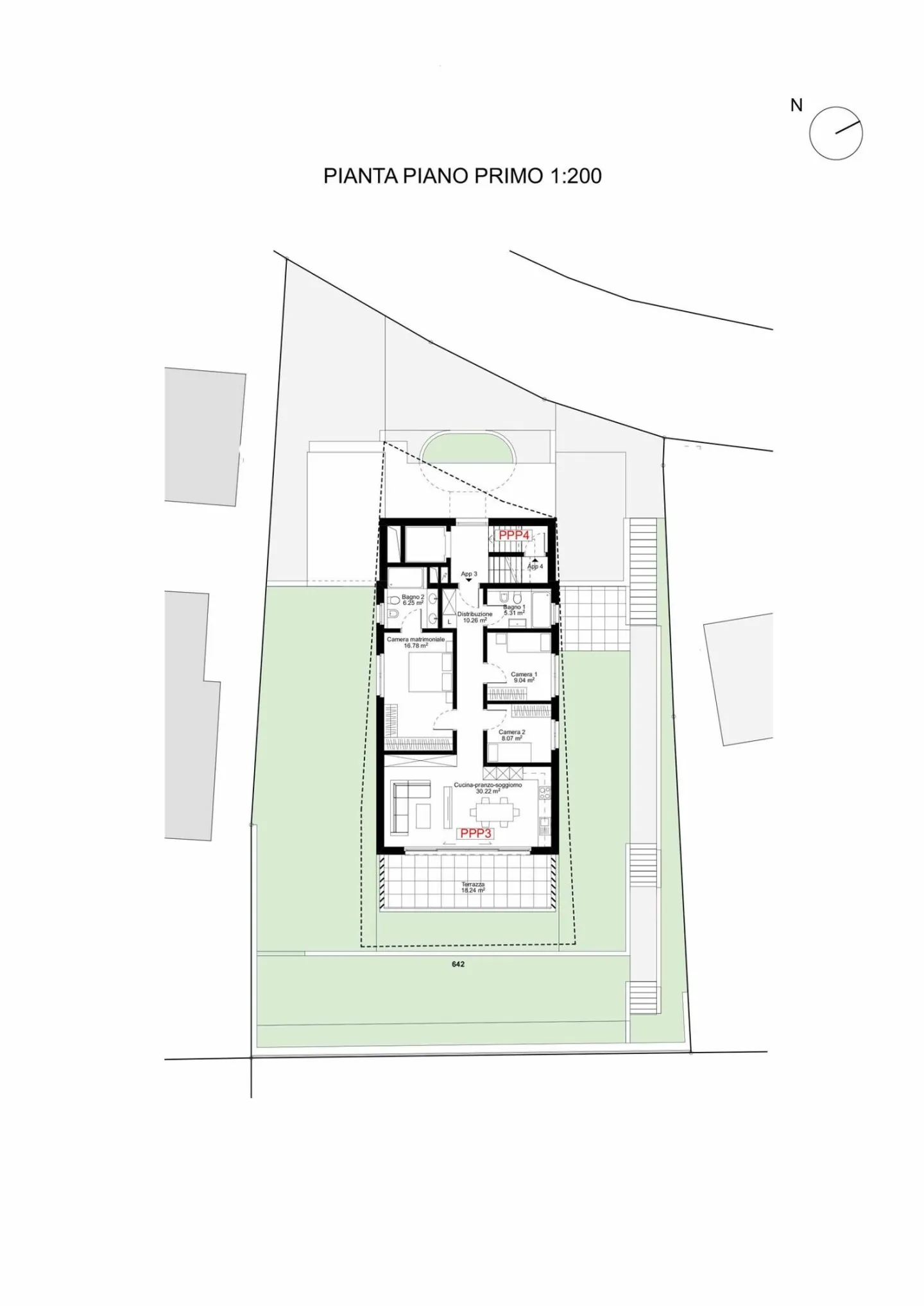 MELIDE · NEUE WOHNUNG · ELEGANTE EXKLUSIVE WOHNUNG MIT TERRASSE UND SEEBLICK - Foto 6 von 6