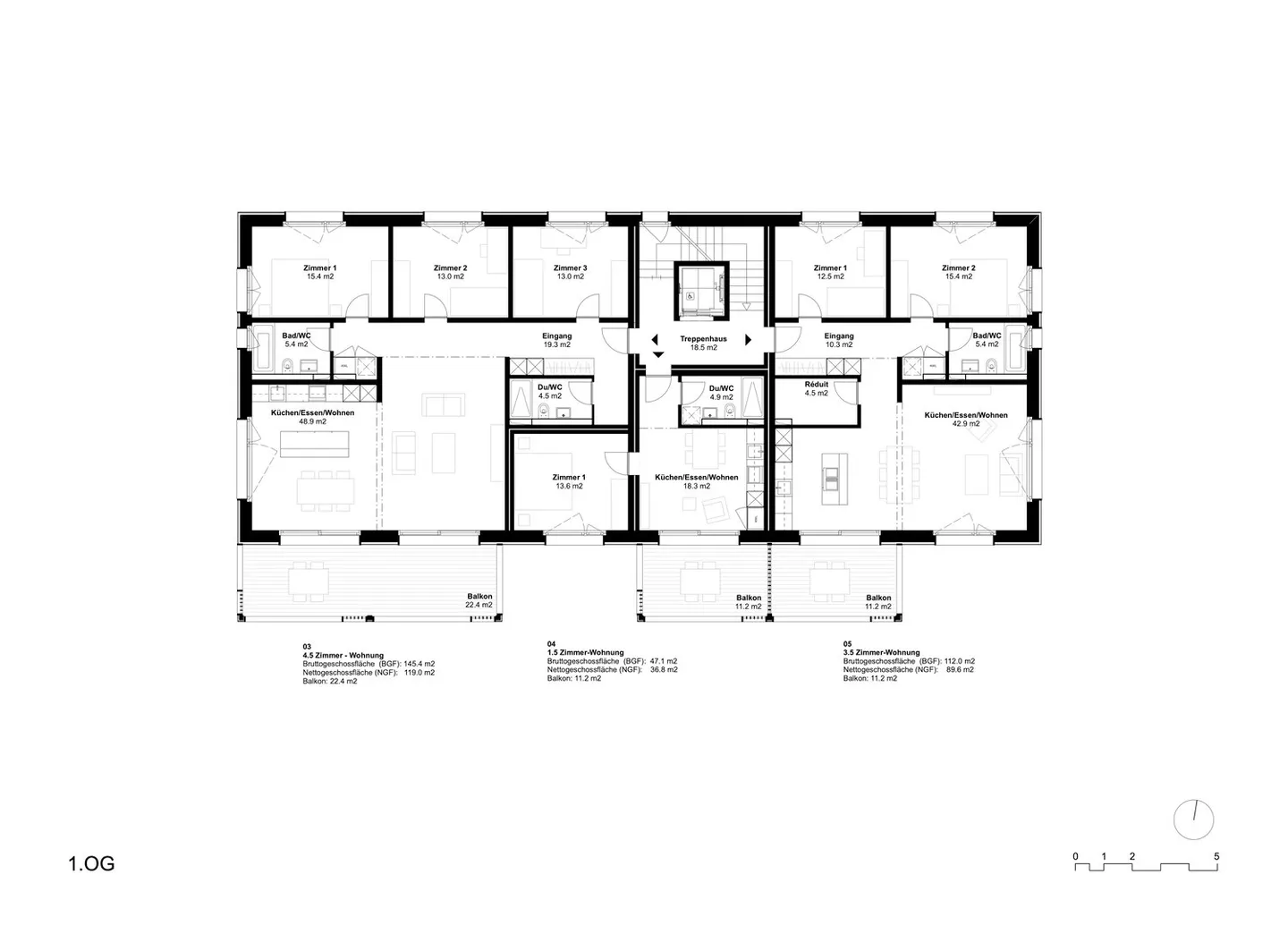 Ultimo appartamento di nuova costruzione di 4 1/2 locali in costruzione in legno di alta qualità - Foto 11 di 15