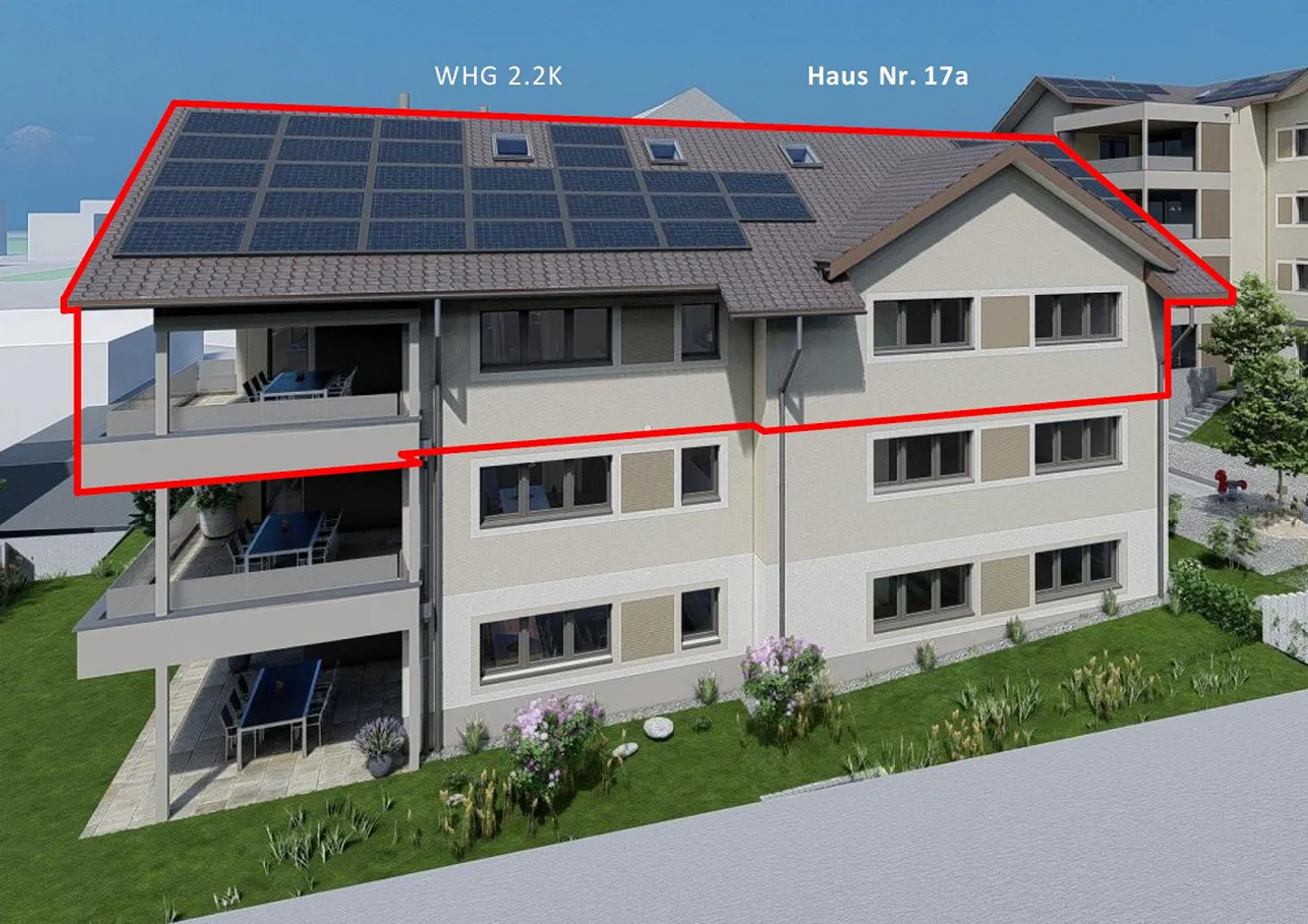 Modernes Apartment in Aesch - Foto 1 von 8