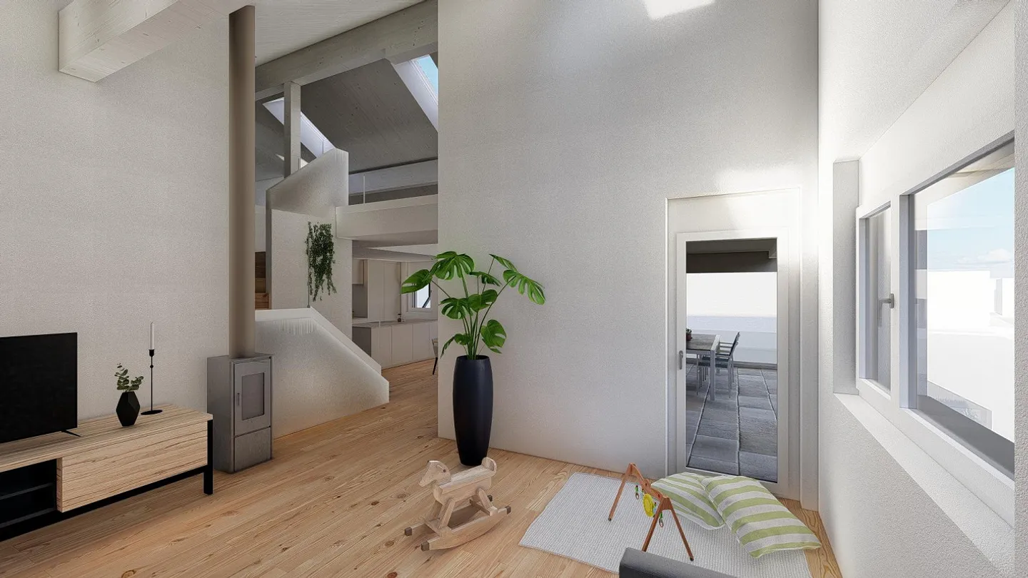 Modernes Apartment in Aesch - Foto 3 von 8