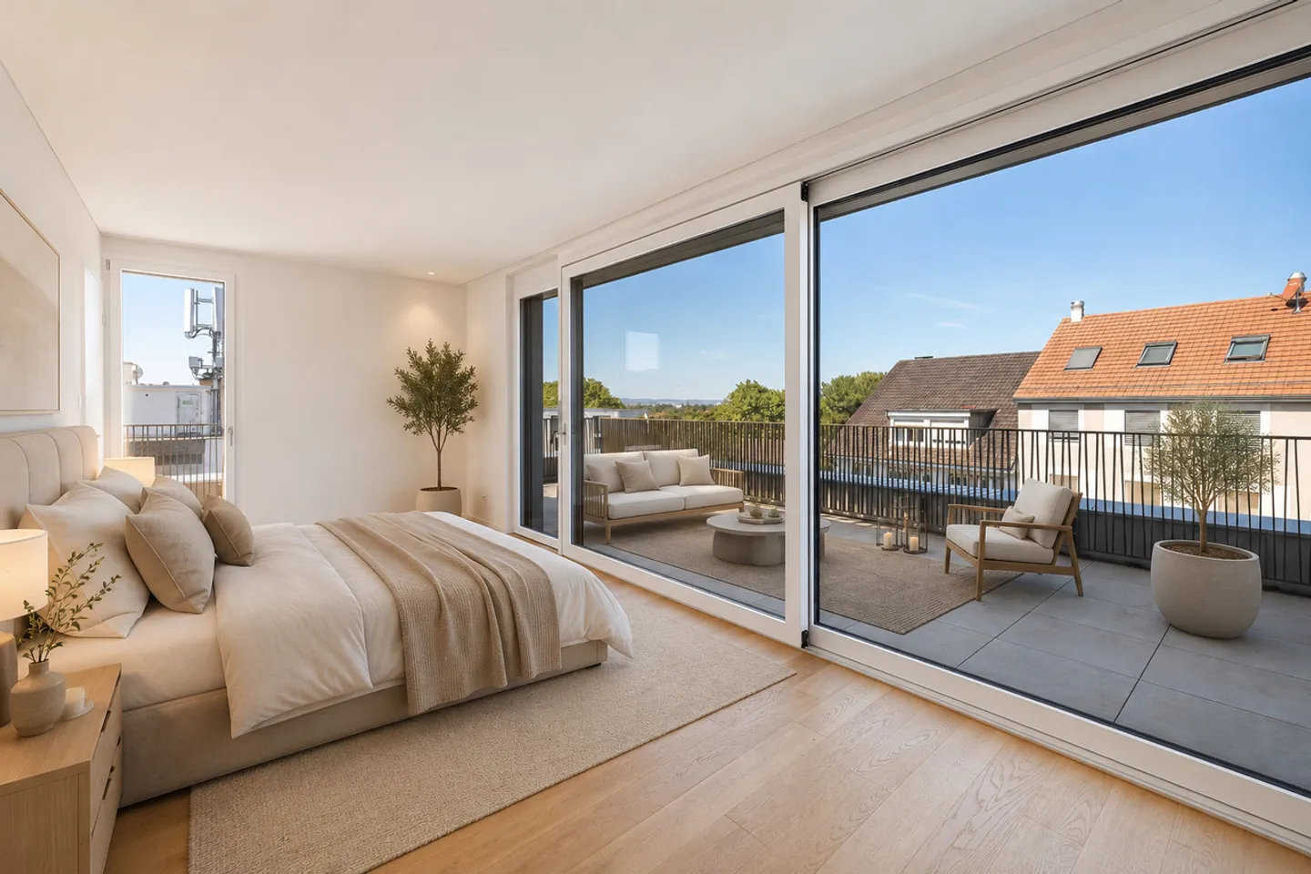 Stilvolle Attika-Wohnung in Riehen - Foto 12 von 32