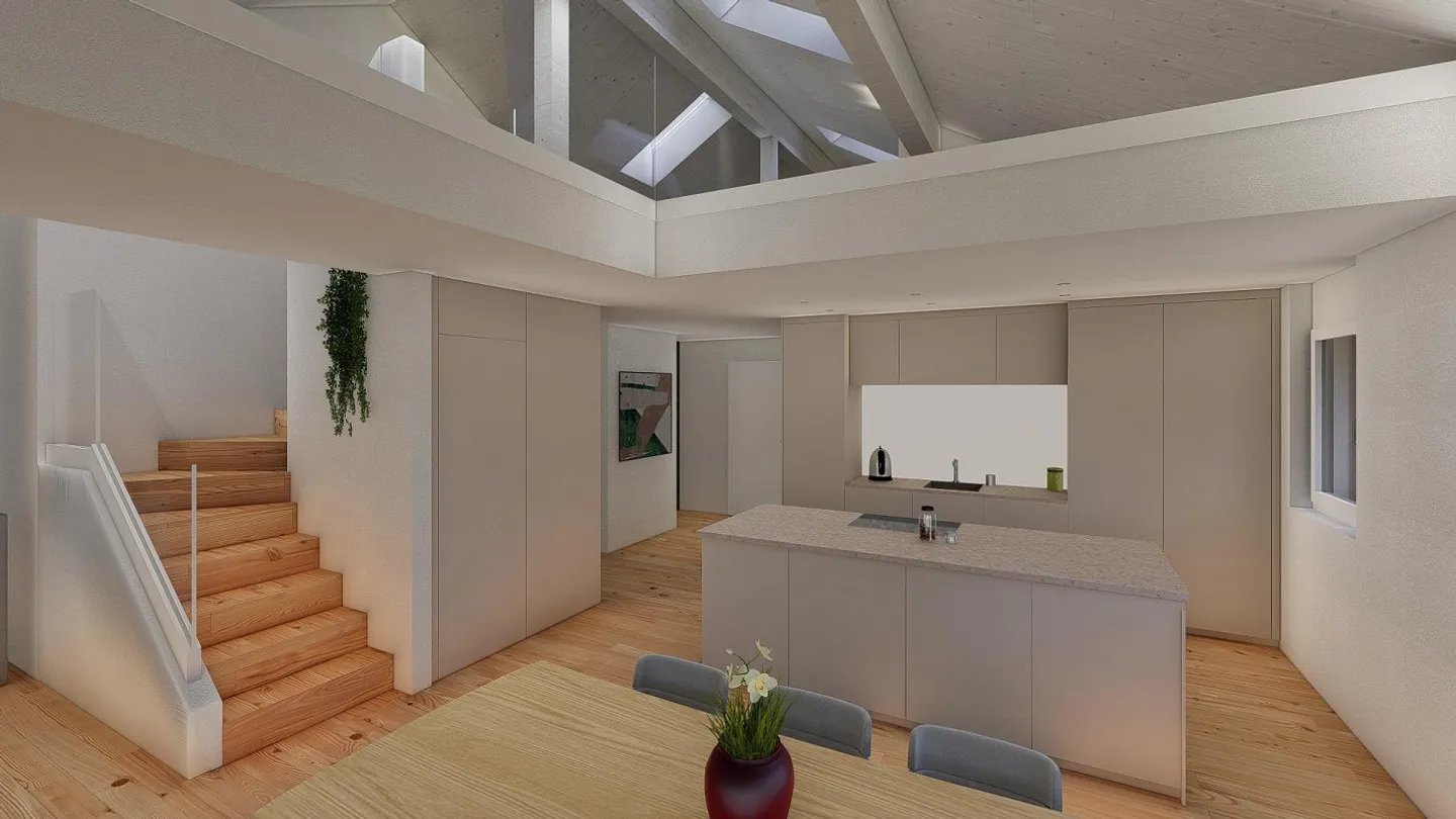 Modernes Apartment in Aesch - Foto 4 von 8