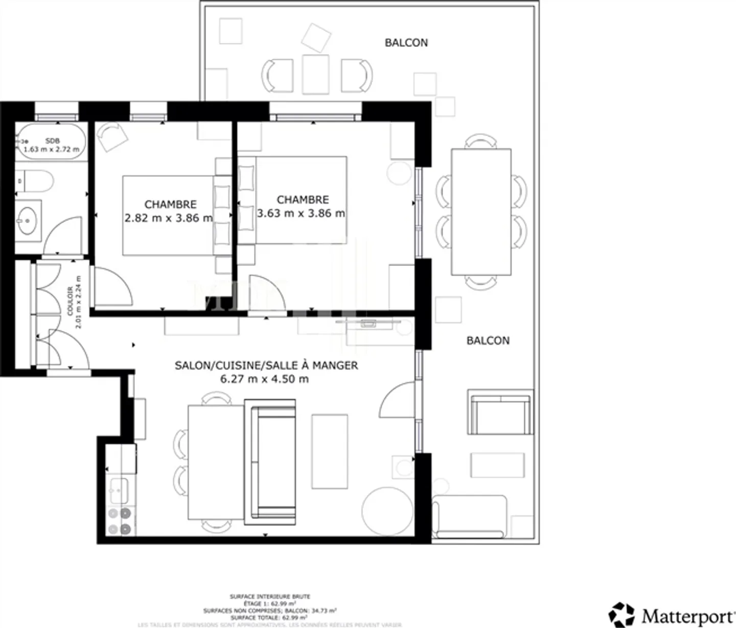 Bel appartement près de toutes les commodités - Photo 11 sur 11