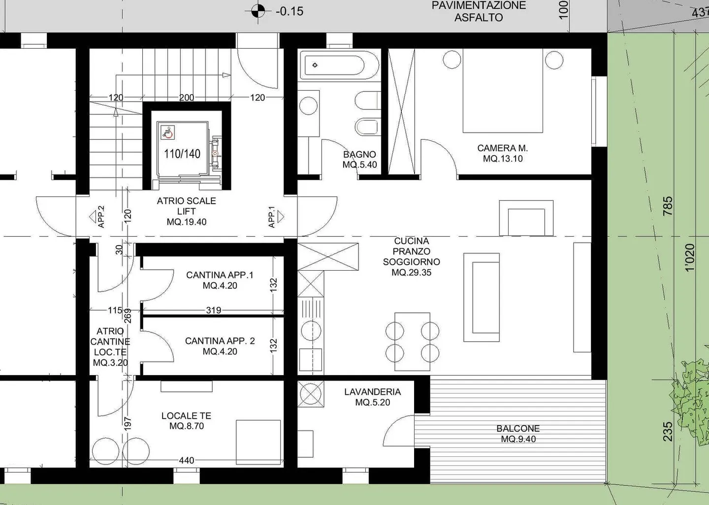 Nouvel appartement élégant avec grand jardin - Photo 14 sur 21