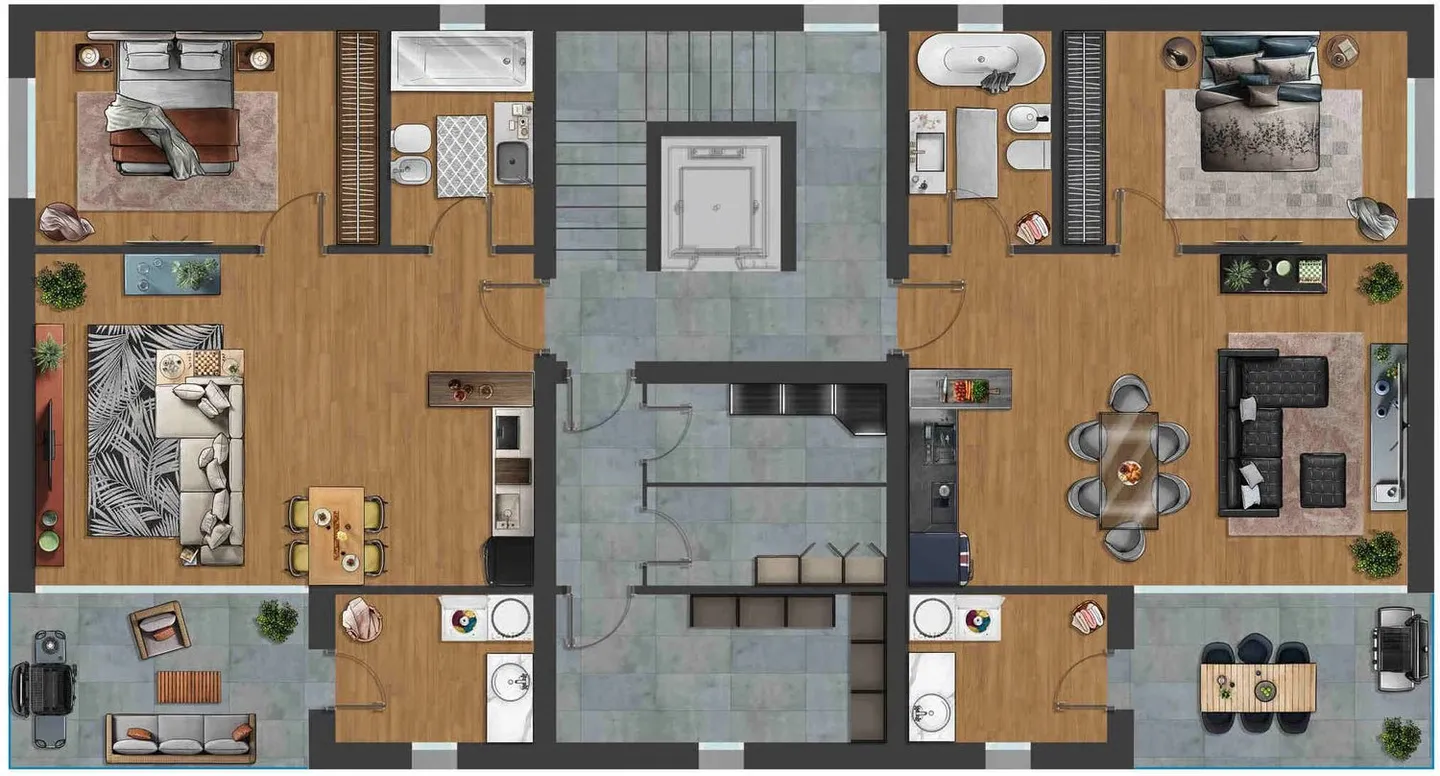 Nouvel appartement élégant avec grand jardin - Photo 15 sur 21