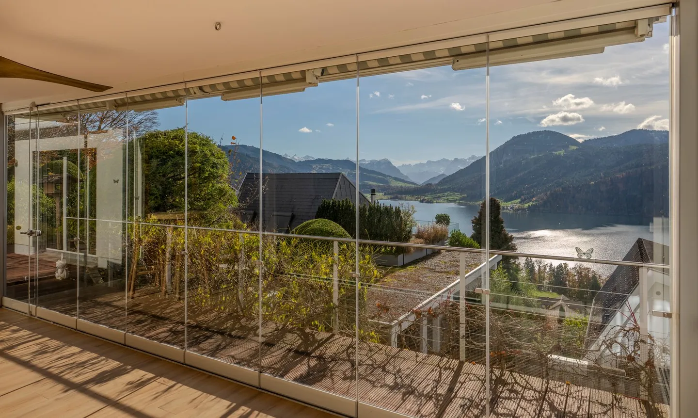 Elevated Serenity | Contemporary Lakeview Living in Oberägeri - Photo 3 of 15