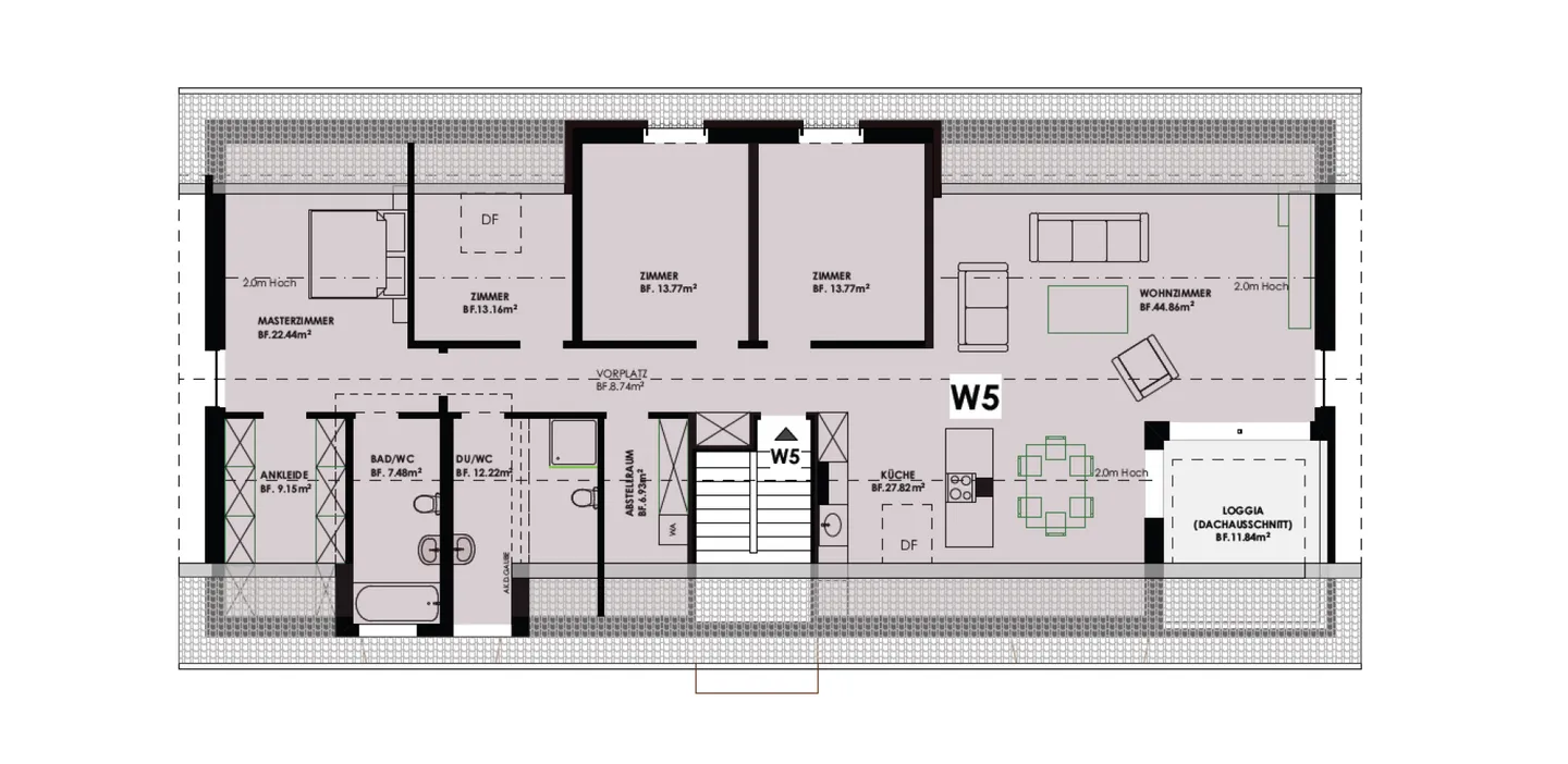 SPACIOUS 5.5 ROOM PENTHOUSE APARTMENT - Photo 10 of 10