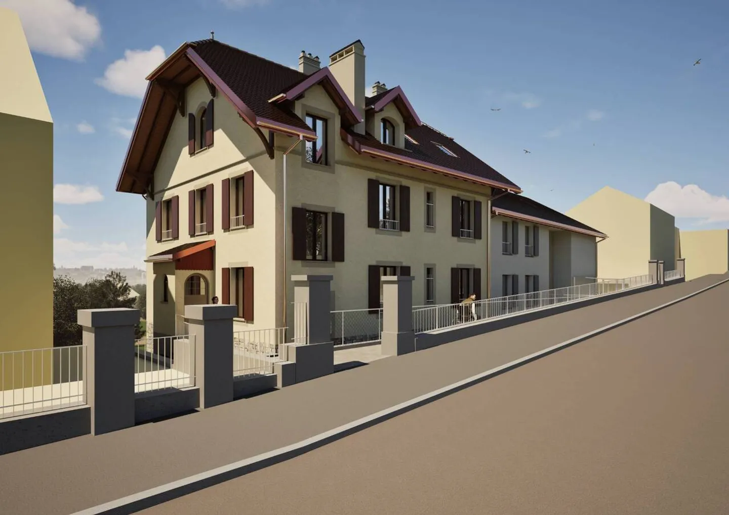 Mietshaus angrenzend an die Innenstadt mit Parkplätzen - Foto 11 von 12